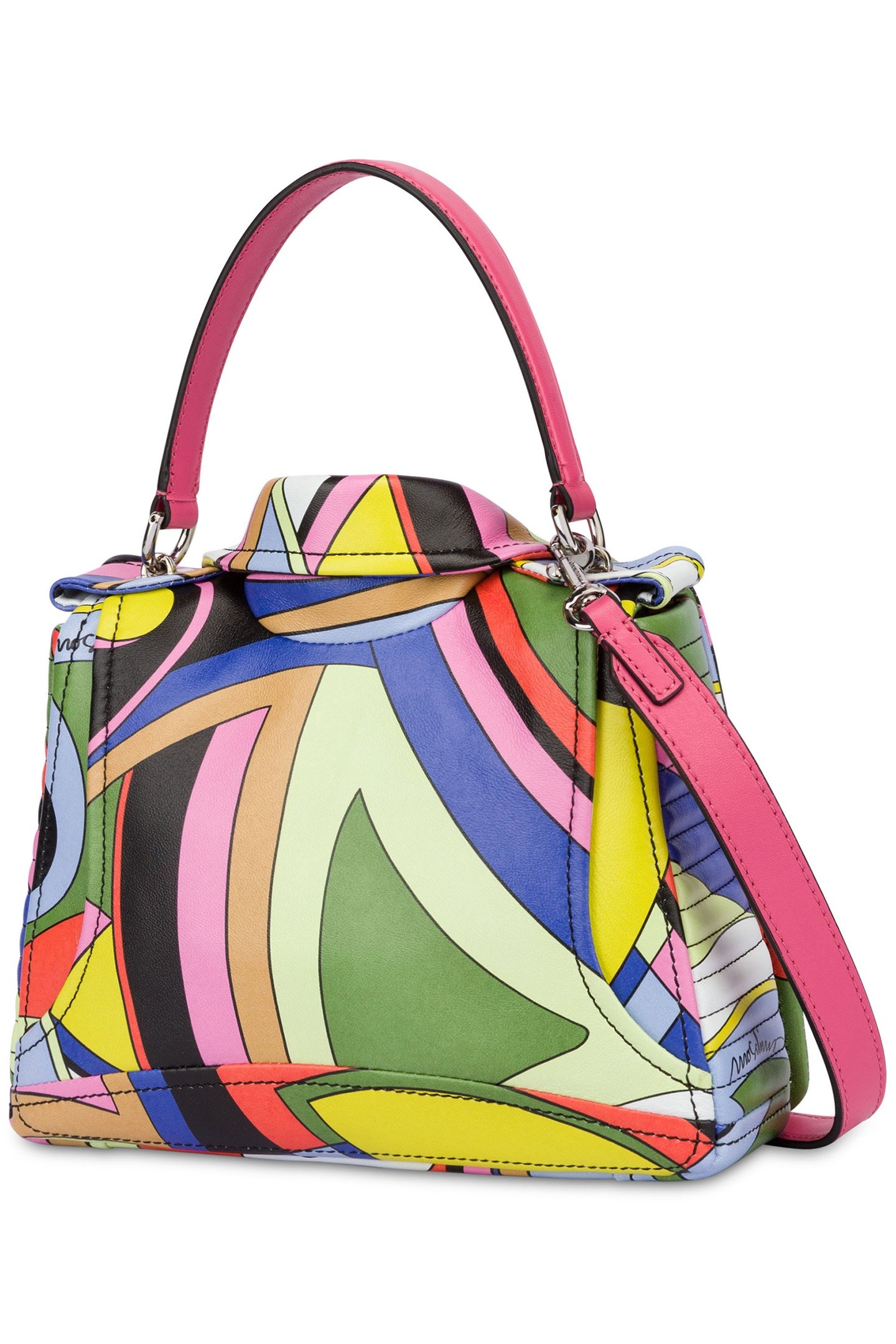 BIKER BAG IN NAPPA MULTICOLOR PRINT MULTICOLOUR 2