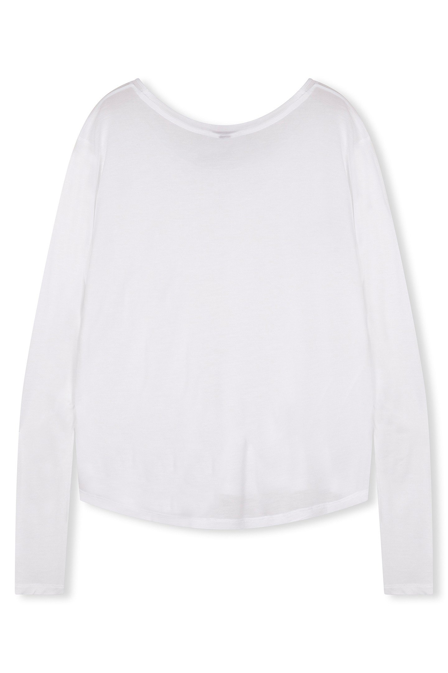 LONGSLEEVE TEE VISCOSE WHITE 2