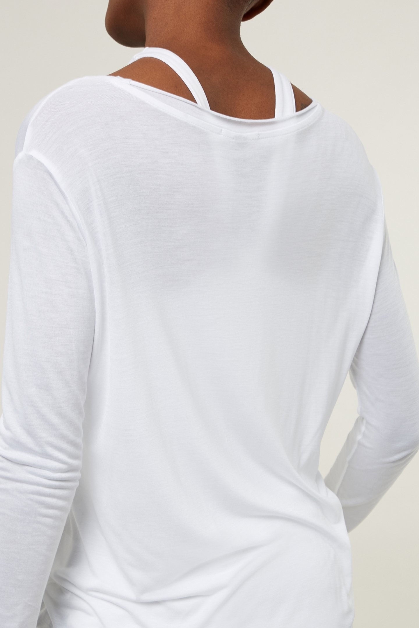 LONGSLEEVE TEE VISCOSE WHITE 4