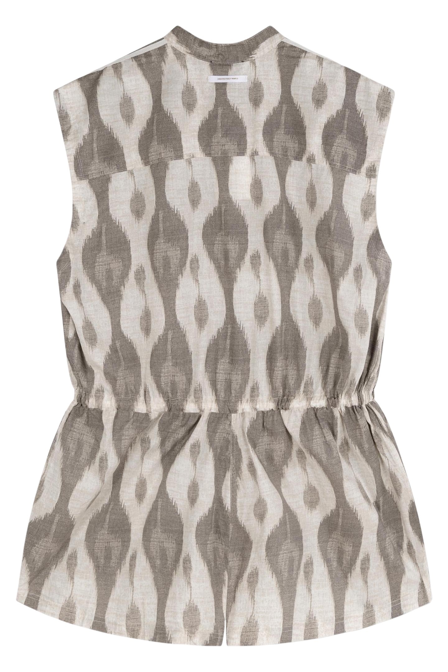 PLAYSUIT IKAT ECRU 4