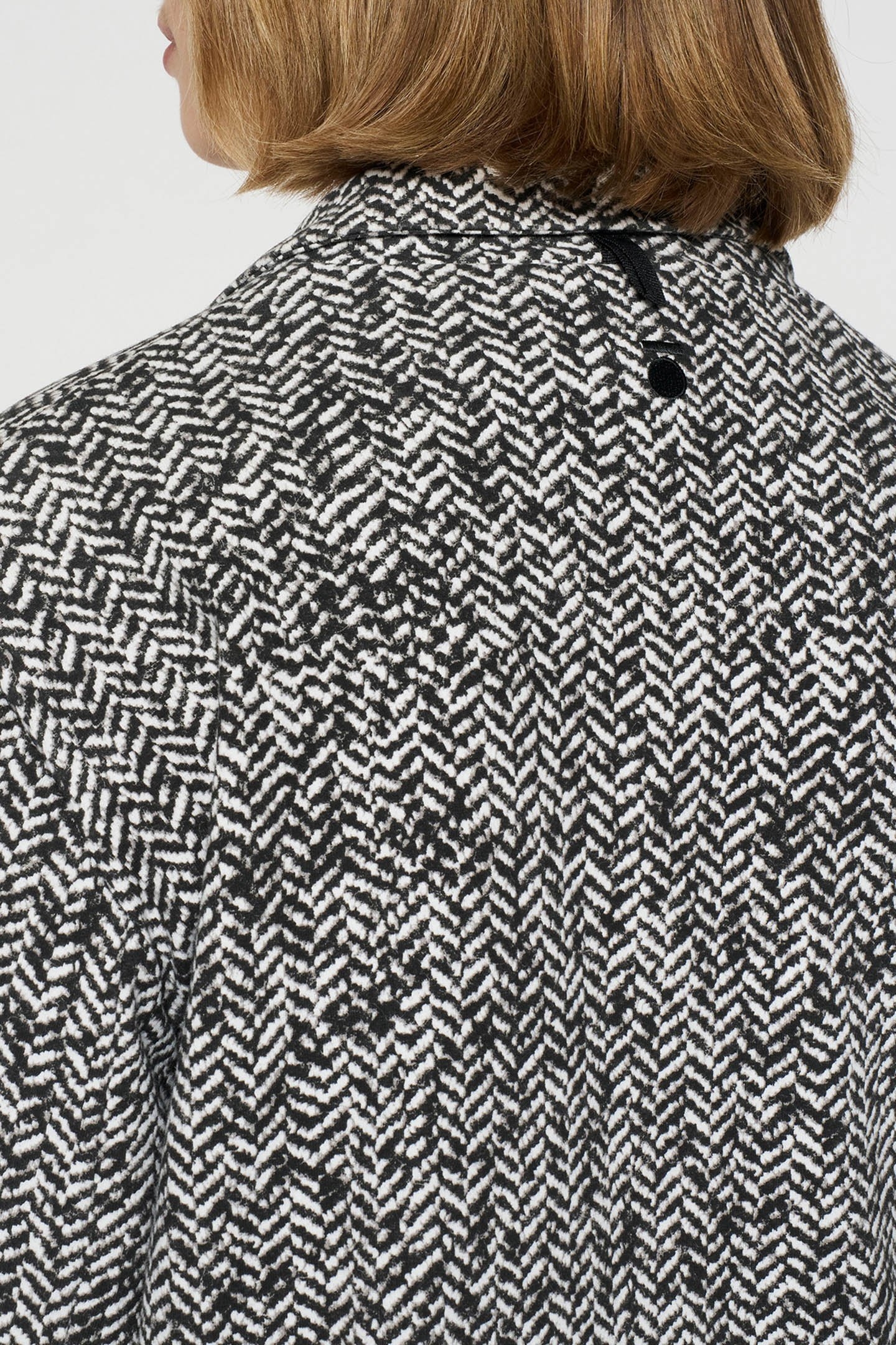 STATEMENT BLAZER HERRINGBONE BLACK 7