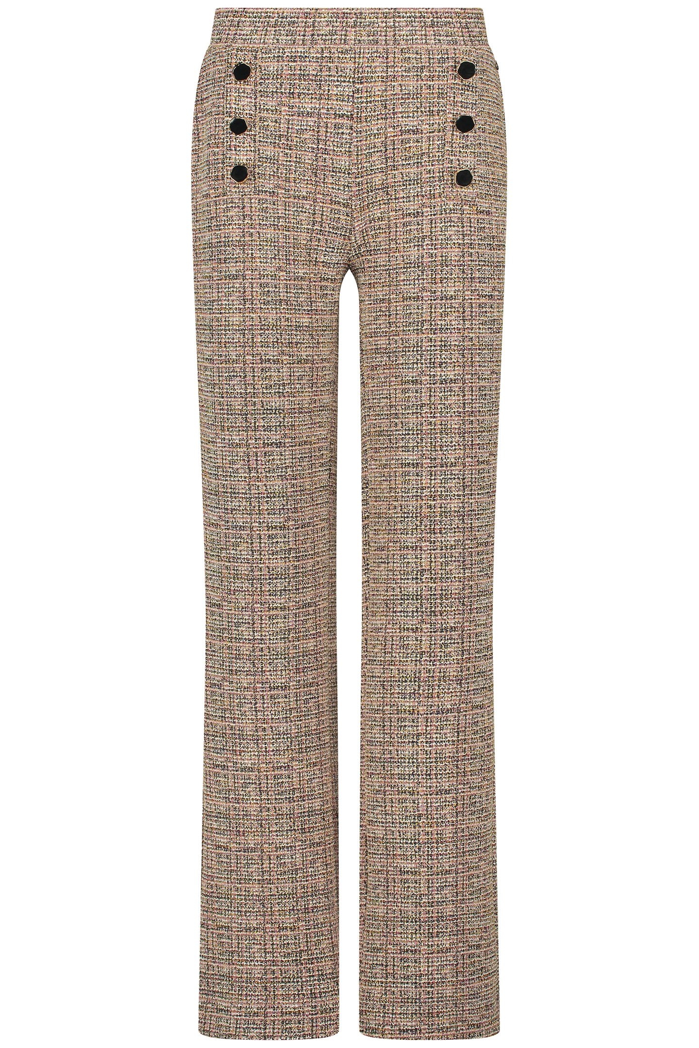 TROUSERS STRETCH TWEED MULTI COLOUR 1