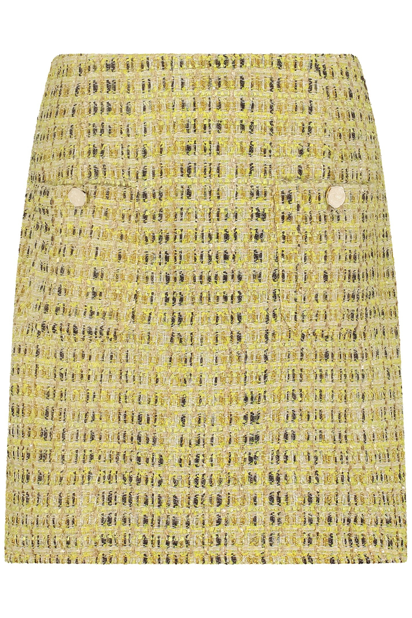 SKIRT FANCY TWEED GOLD YELLOW 1