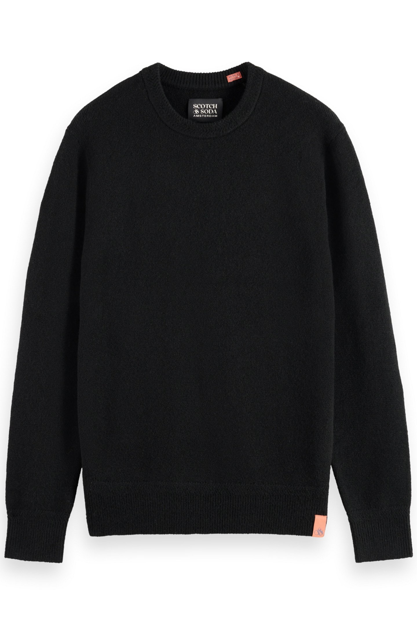 SOFT KNIT REGULAR FIT SWEATER BLACK 4