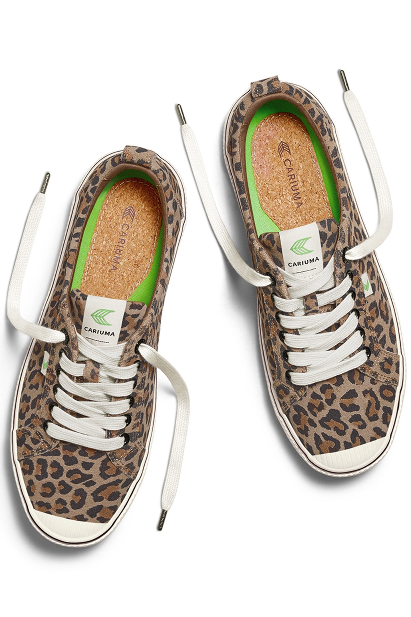 OCA LOW STRIPE LEOPARD PRINT SUEDE SNEAKER 3