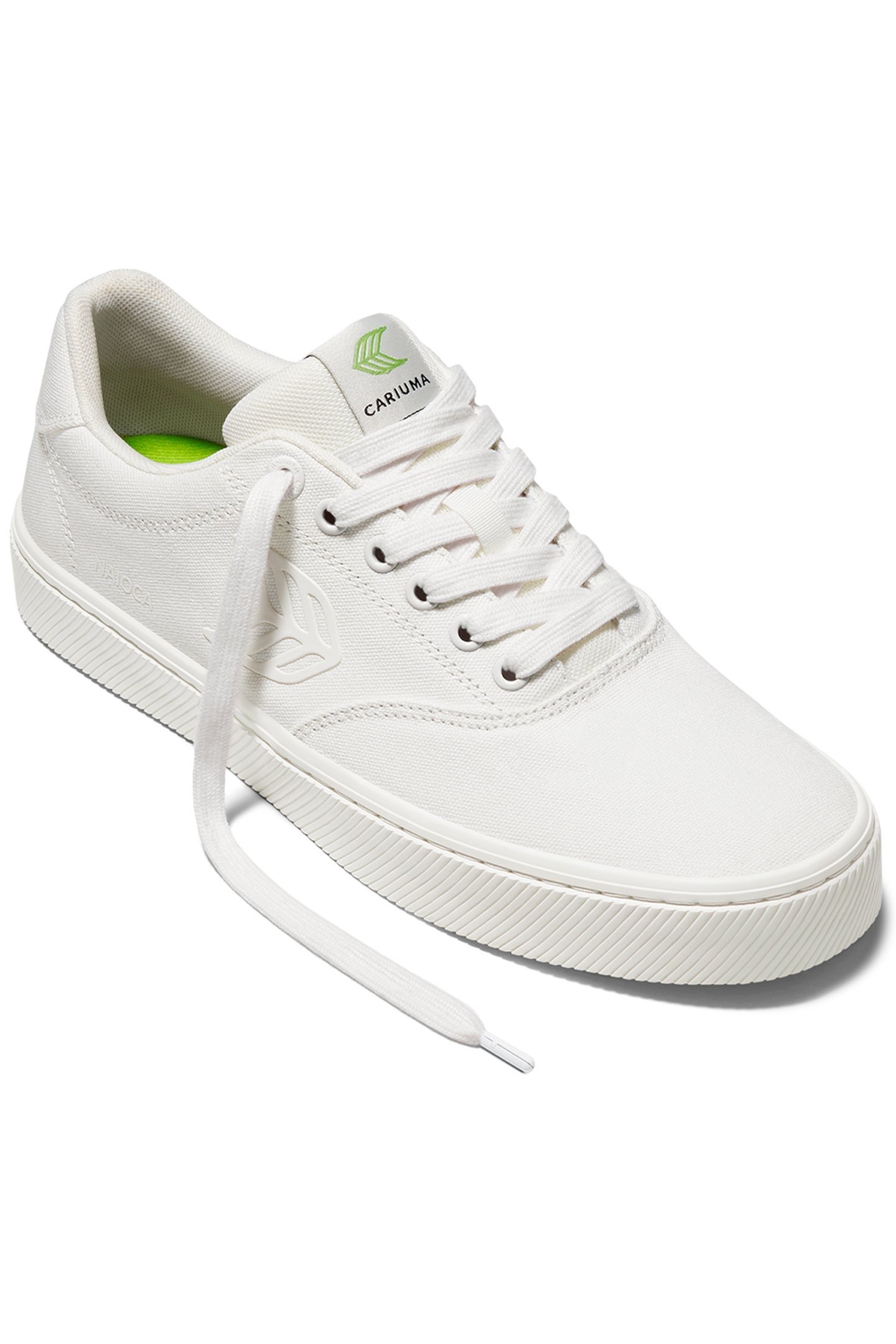 NAIOCA OFF-WHITE CANVAS SNEAKER 2