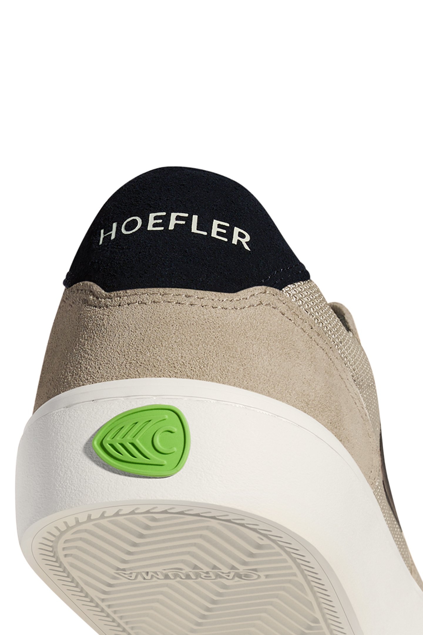 T20 PRO PLAZA TAUPE SUEDE AND MESH BLACK LOGO SNEAKER 6