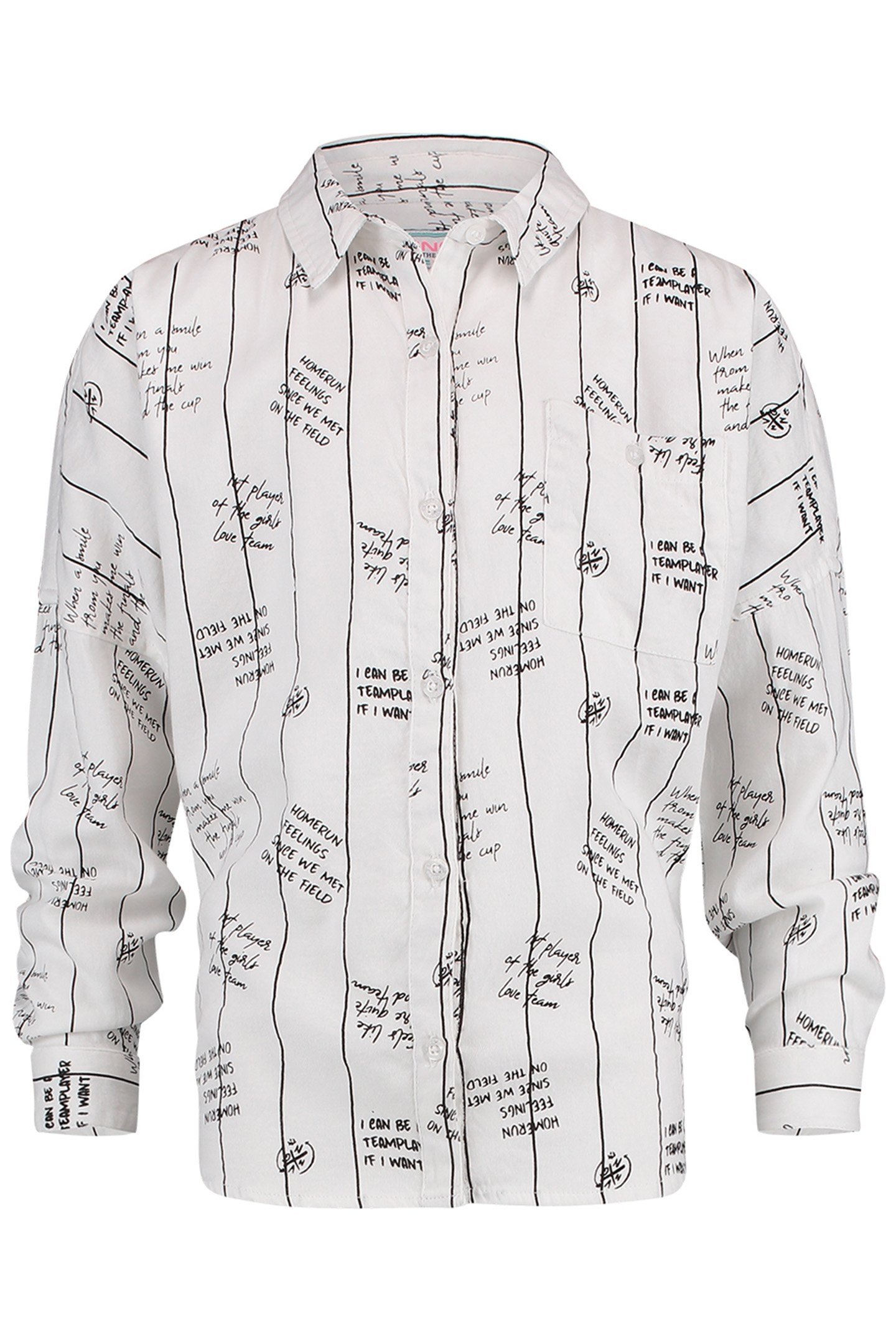 GIRL'S LOURY BLOUSE REAL WHITE 1