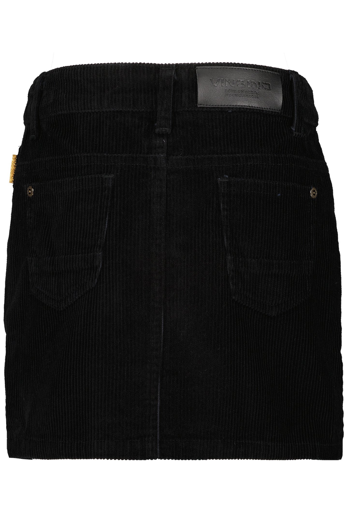 GIRL'S QANIEKE MINI SKIRT DEEP BLACK 2