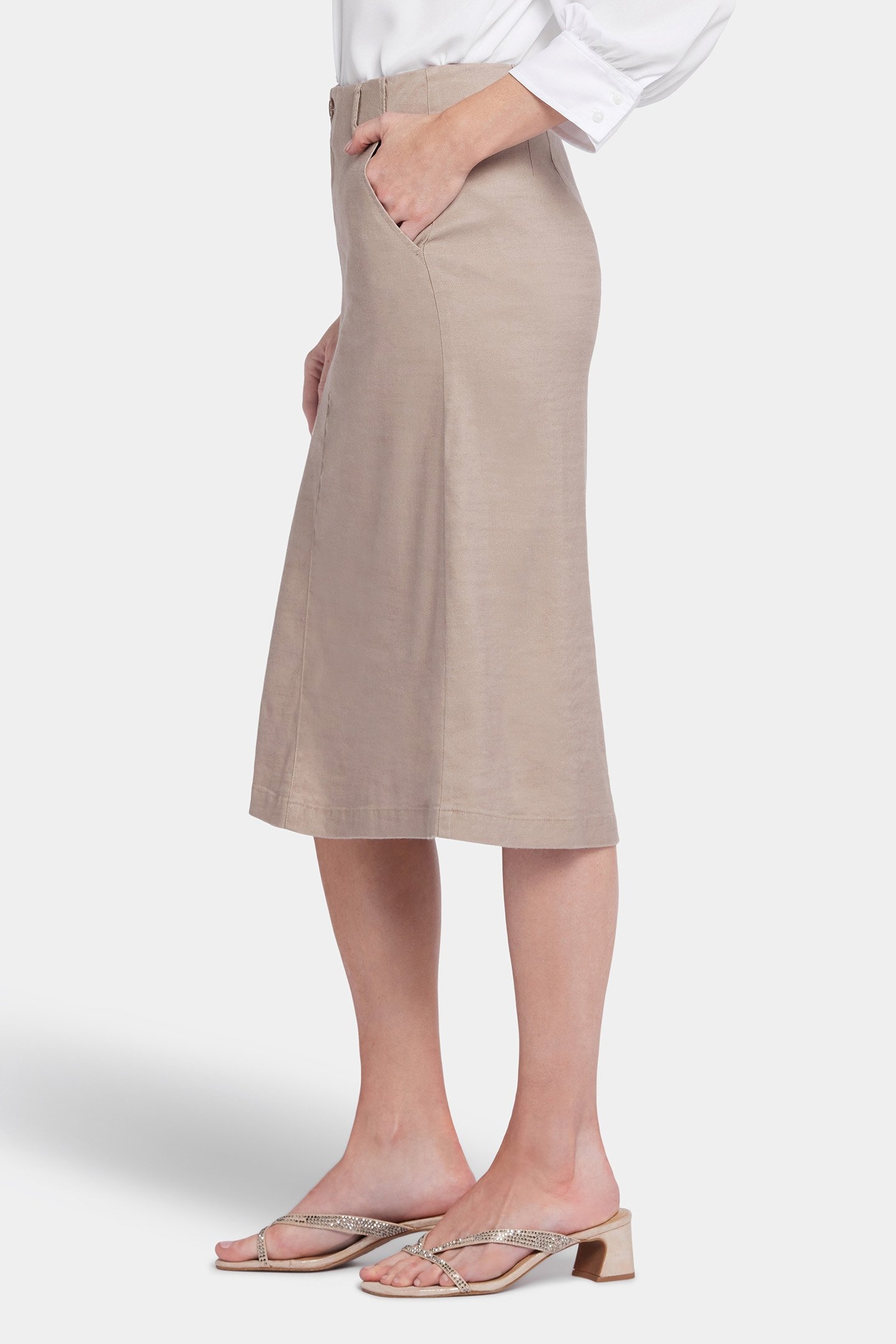 MARILYN A-LINE SKIRT SADDLEWOOD 5