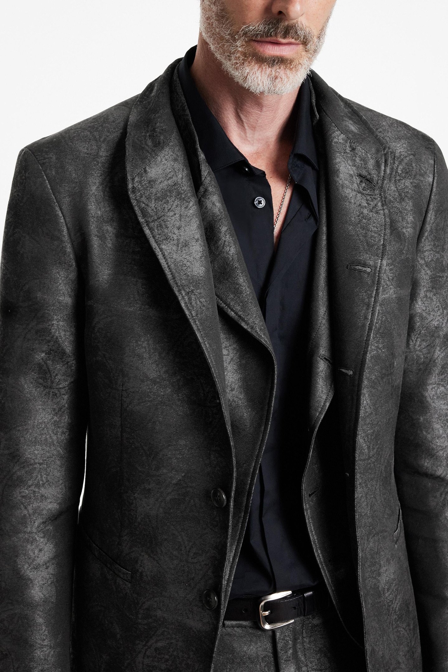 DORAN JACKET - SLIM FIT STAND UP WIRE IN ECLIPSE HTHR 3