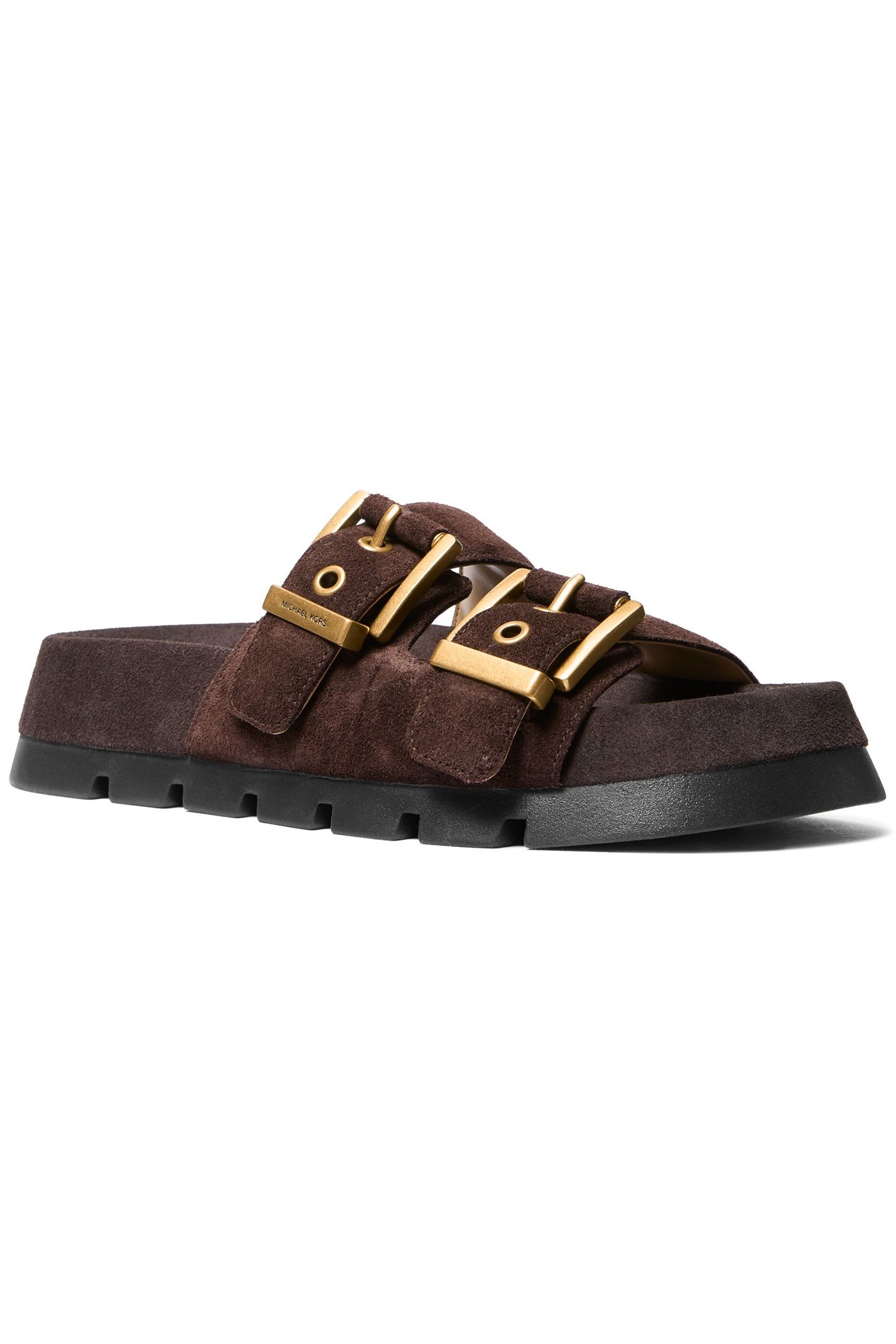 COLBY FLAT SANDAL IN CHOCOLATE BROWN 2