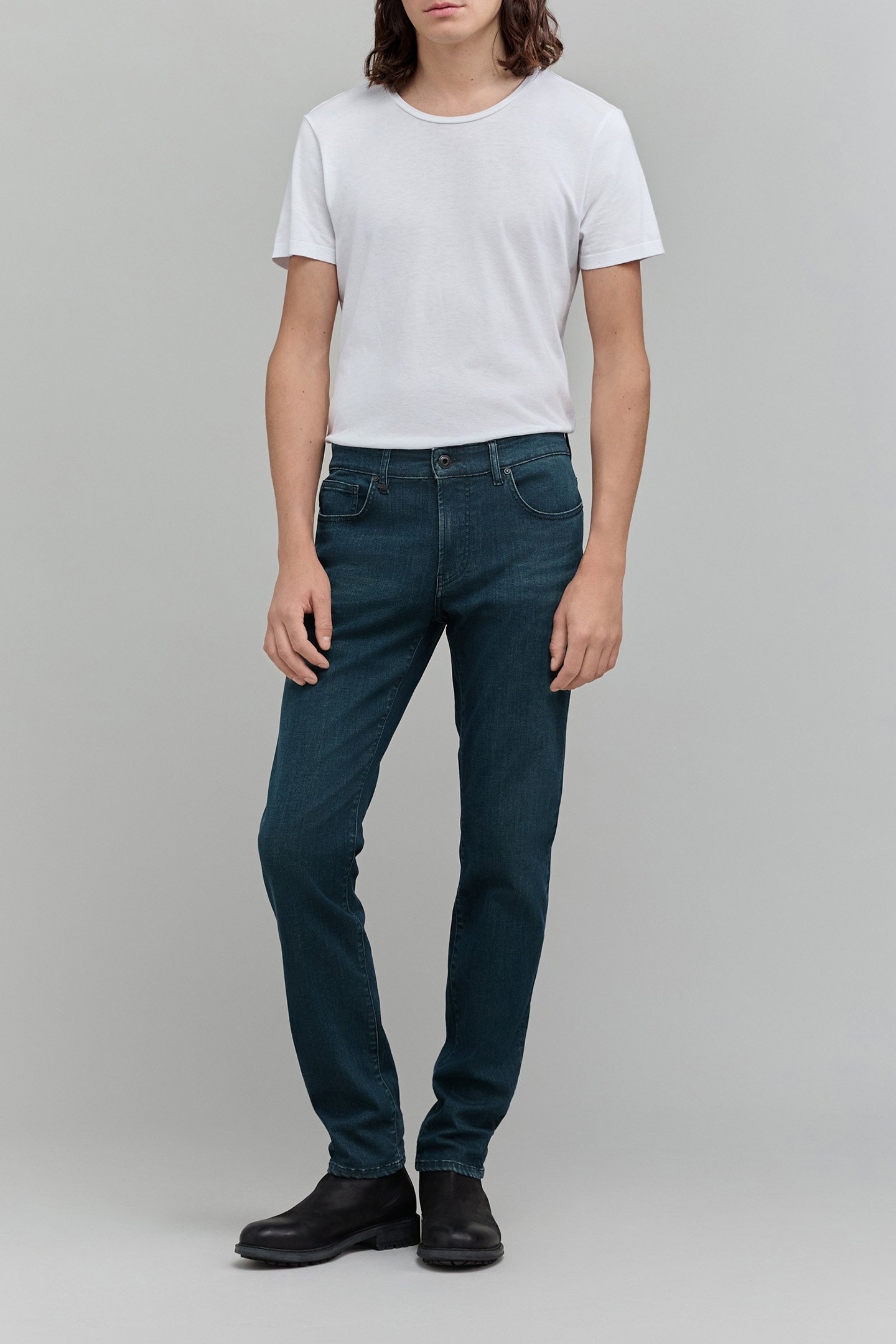 BRUCE WATERLESS BOTTLE GREEN SLIM JEANS 3