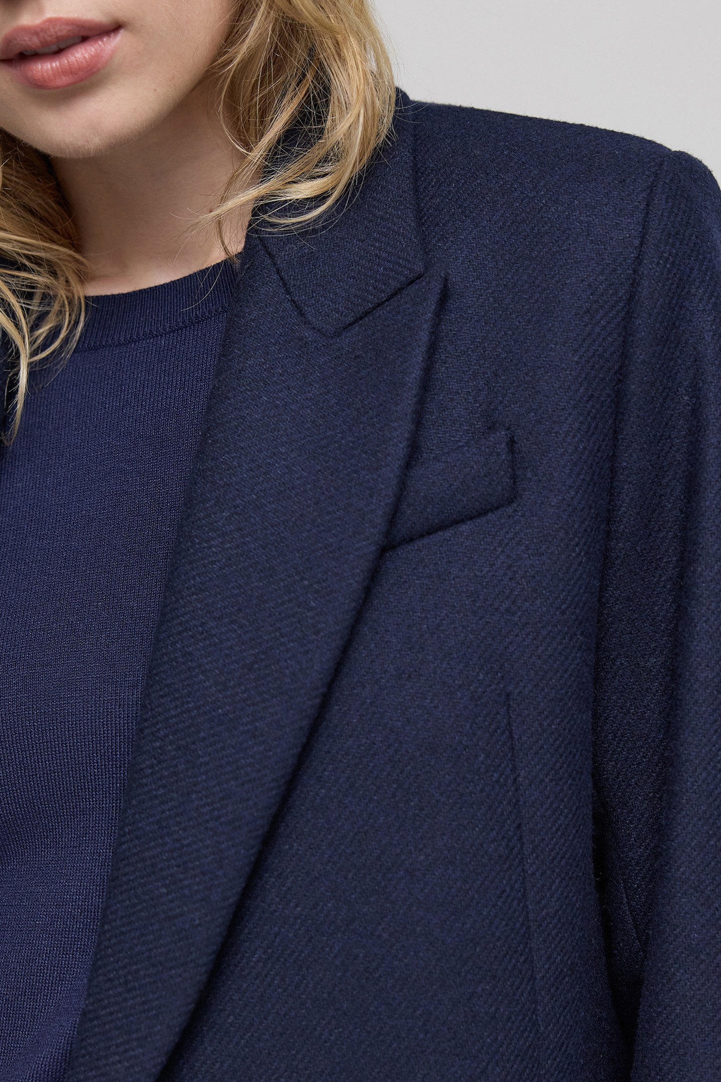 LONG NAVY PEA COAT 5