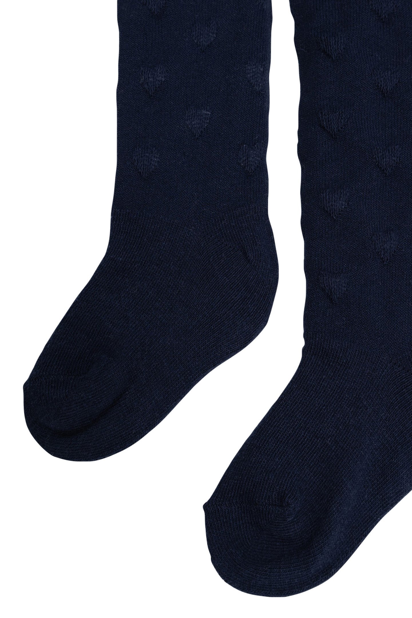 BABY GIRL NAVY AND ECRU KNITTED TIGHTS 4