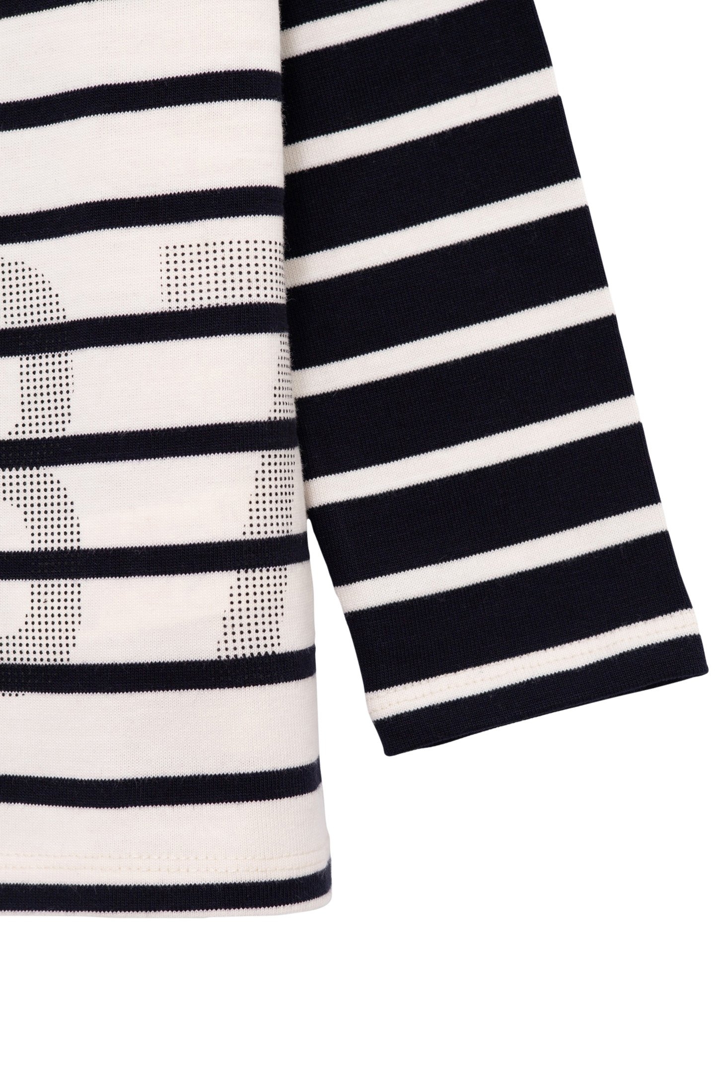 BOY'S ECRU SAILOR T-SHIRT WITH CONTRASTING SLEEVES 4