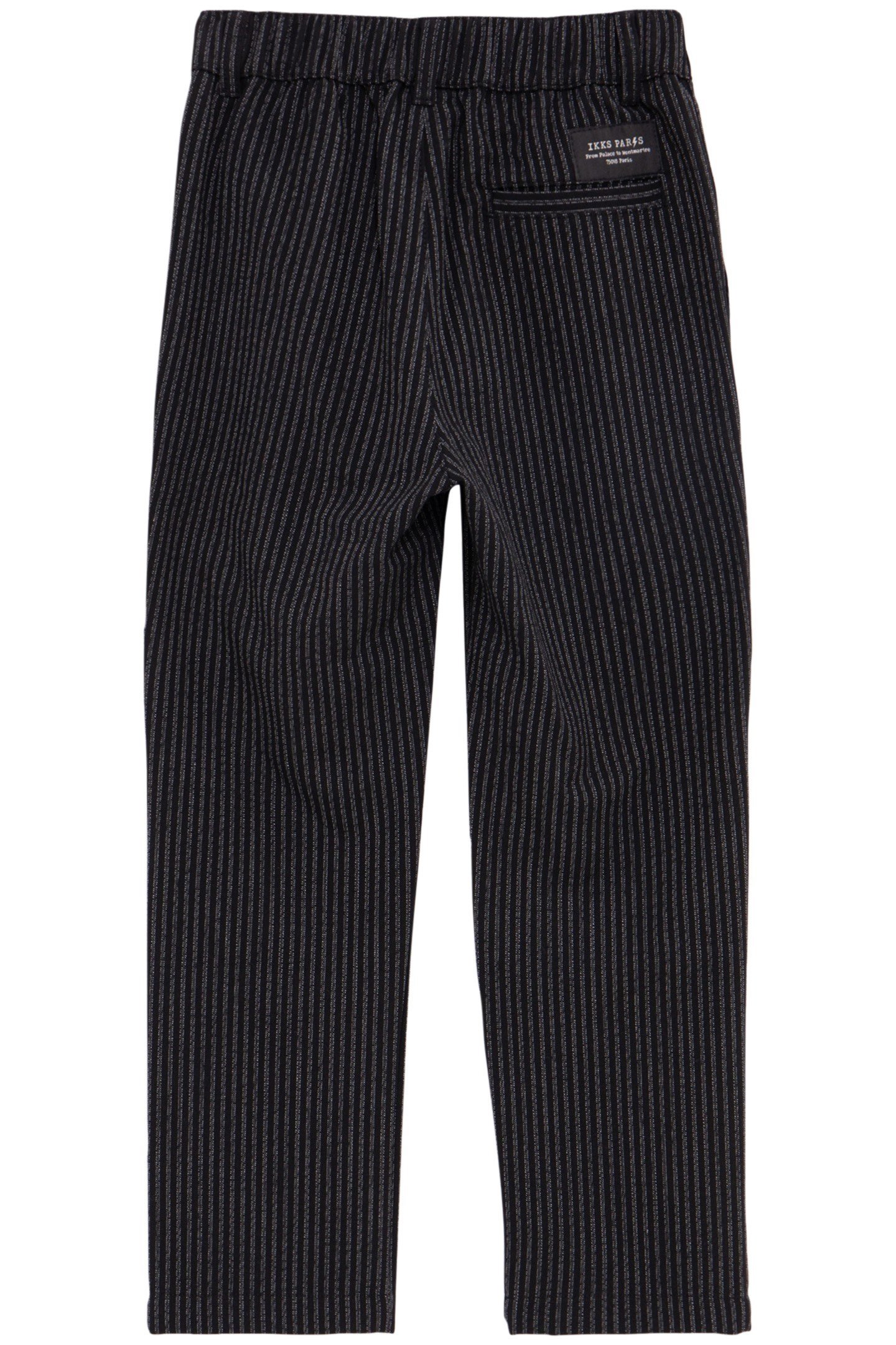 BOY'S BLACK PINSTRIPE PANTS 2