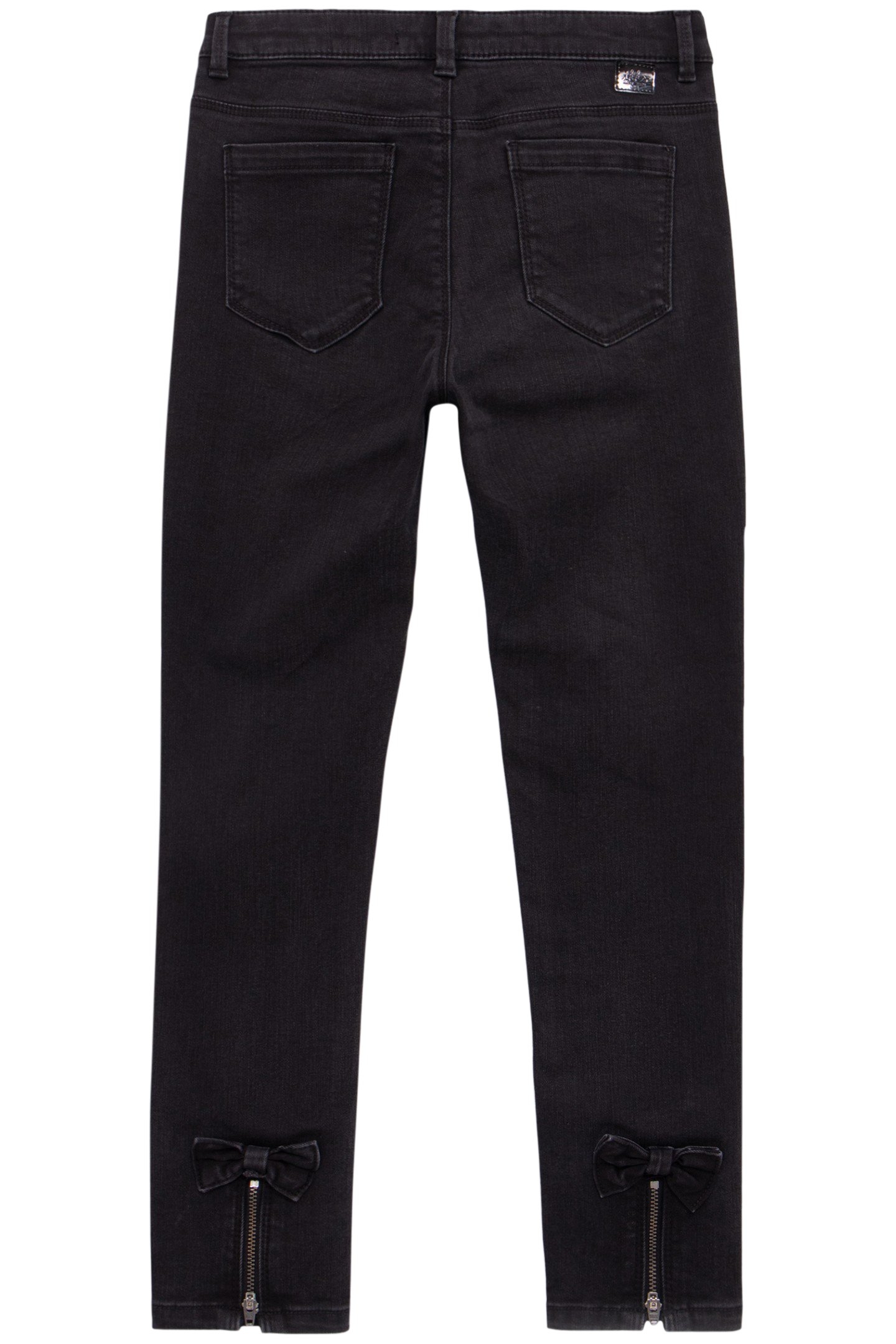 SLIM BLACK SKINNY JEANS-GIRL'S BELT 2