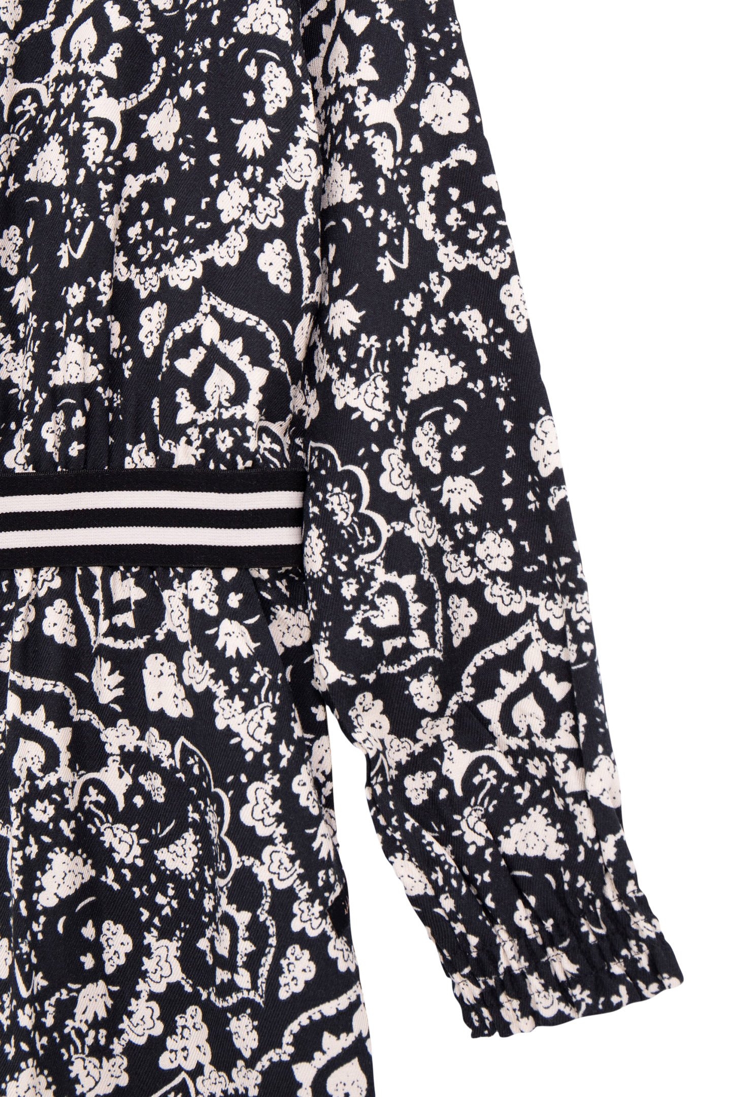 GIRL'S BLACK FLORAL ROCK JUMPSUIT 3