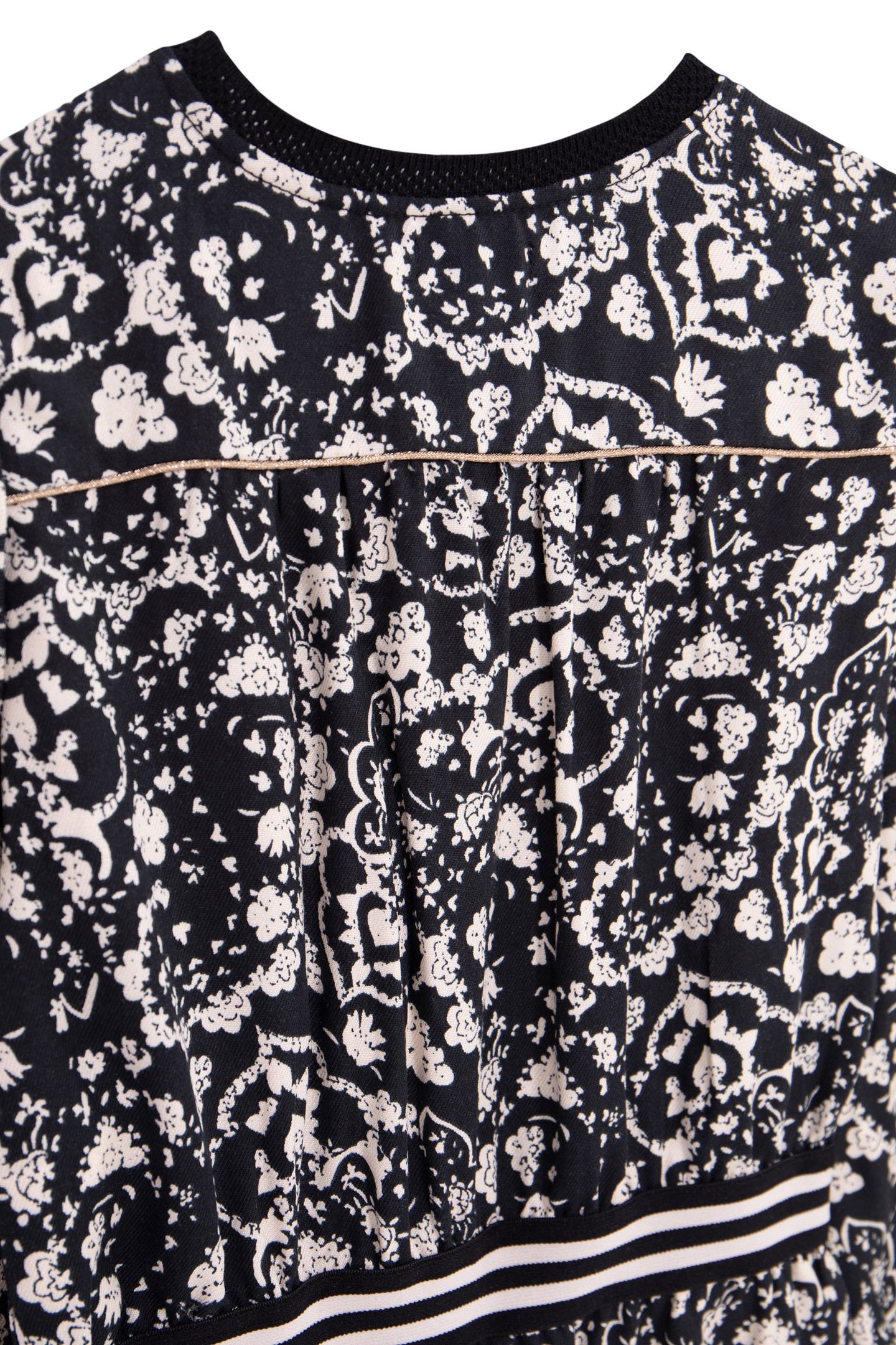 GIRL'S BLACK FLORAL ROCK JUMPSUIT 6