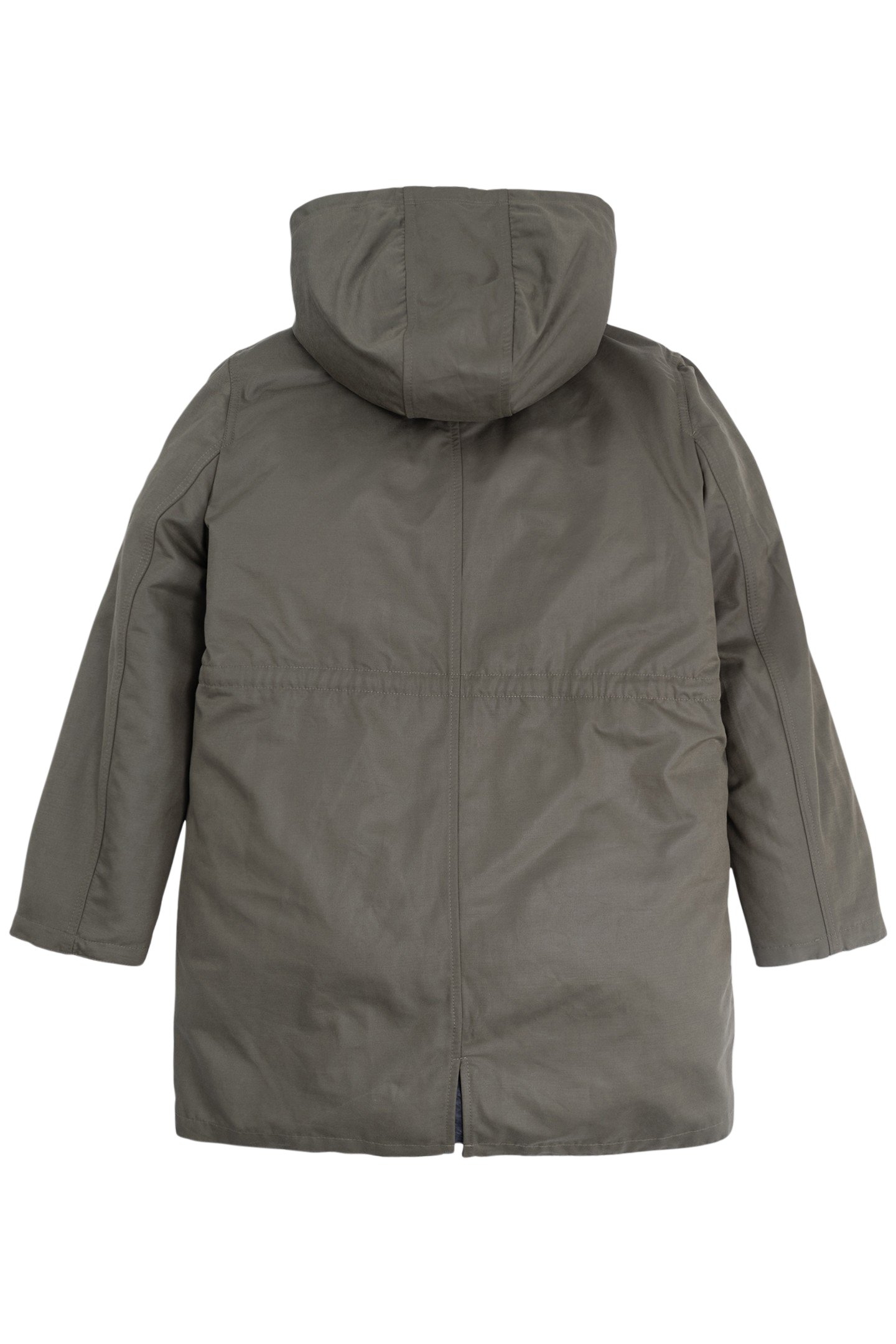 GIRL'S 4-IN-1 KHAKI PARKA, REVERSIBLE PADDED JACKET, GILET 2