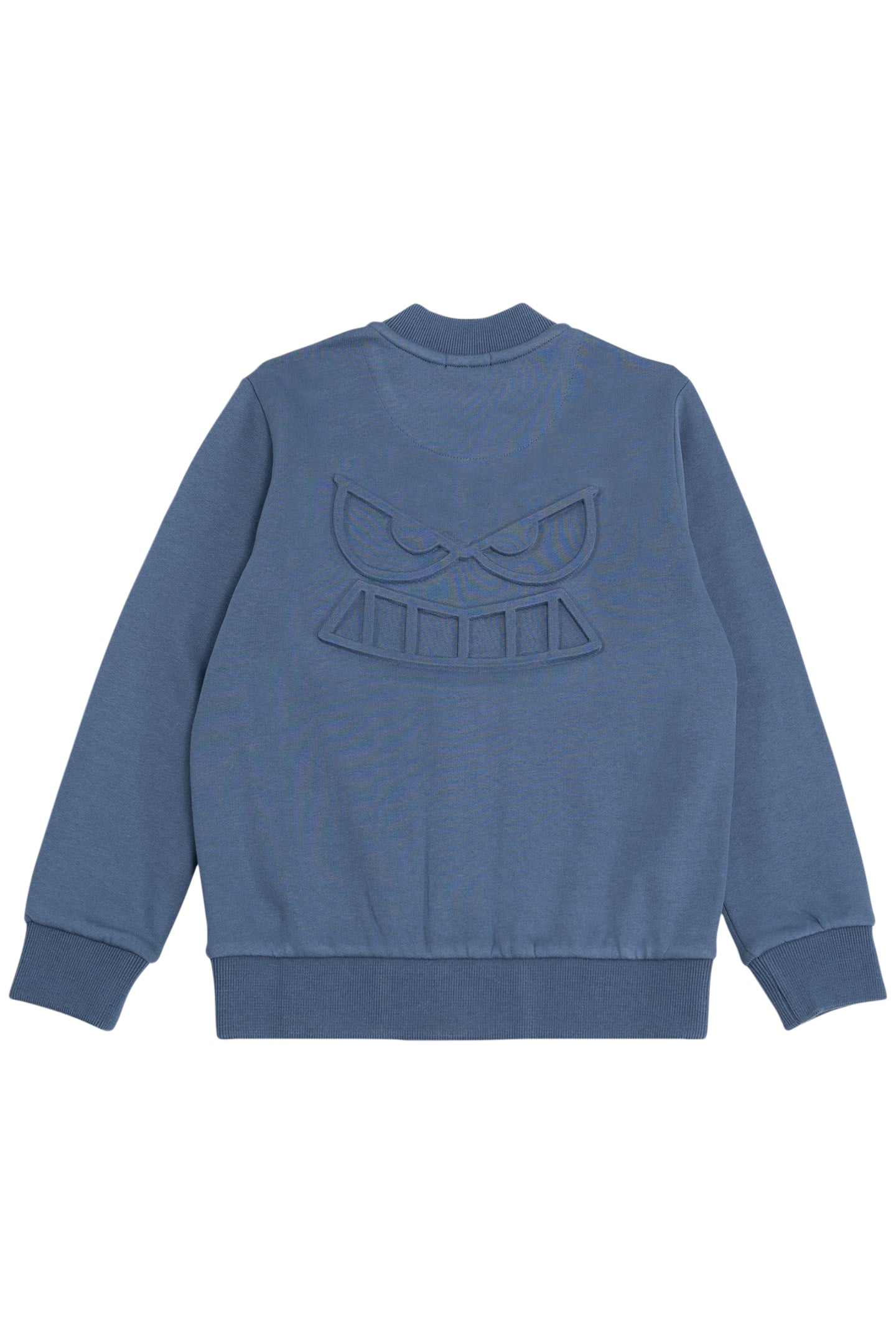 BOY'S BLUE EMBOSSED AND EMBROIDERED VICE-VERSA CARDIGAN 2