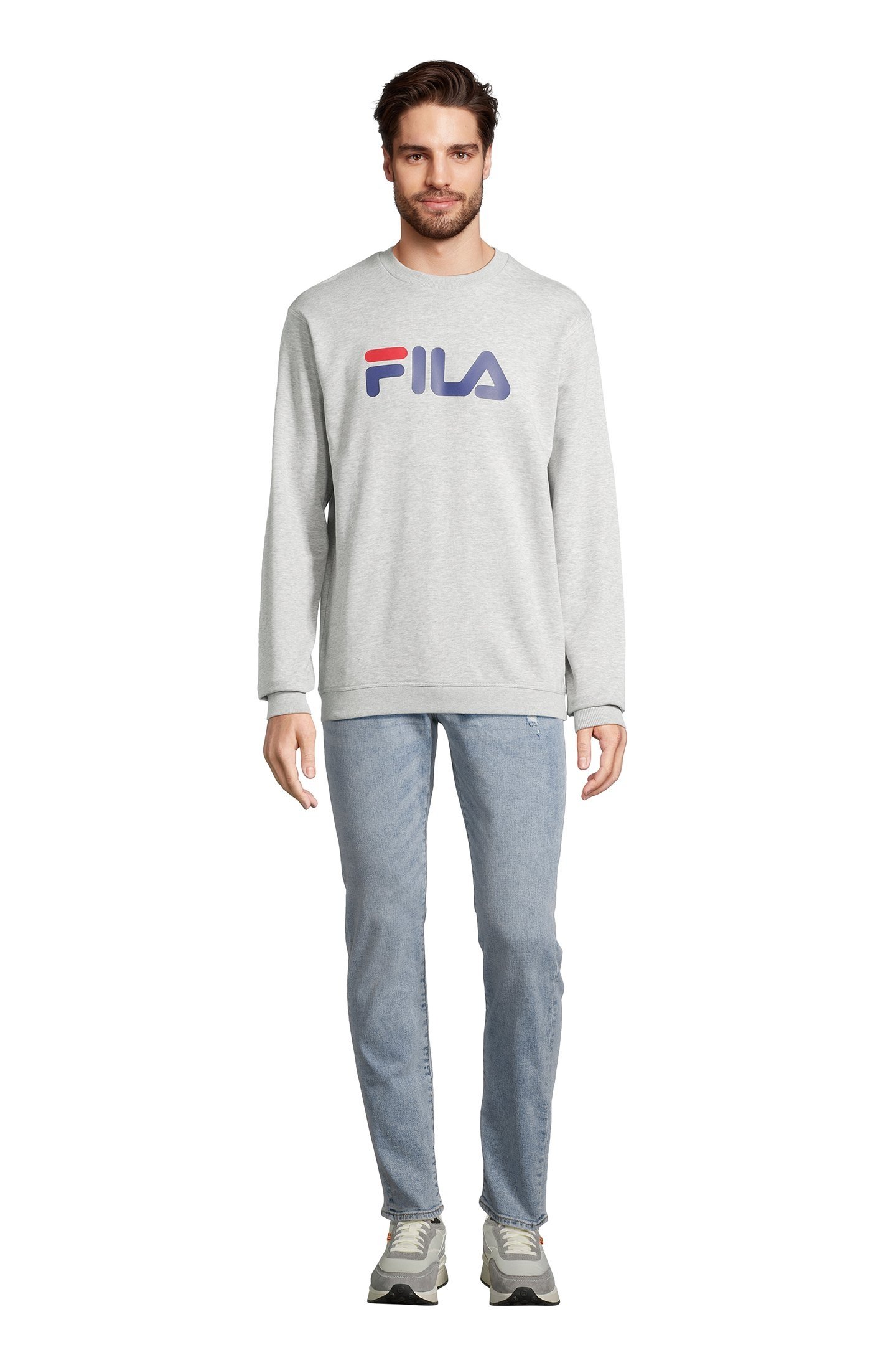 UNISEX BARBIAN CREW SWEAT LIGHT GREY MELANGE 3