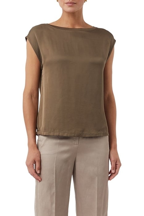 COMMA T-SHIRTS BROWN 1