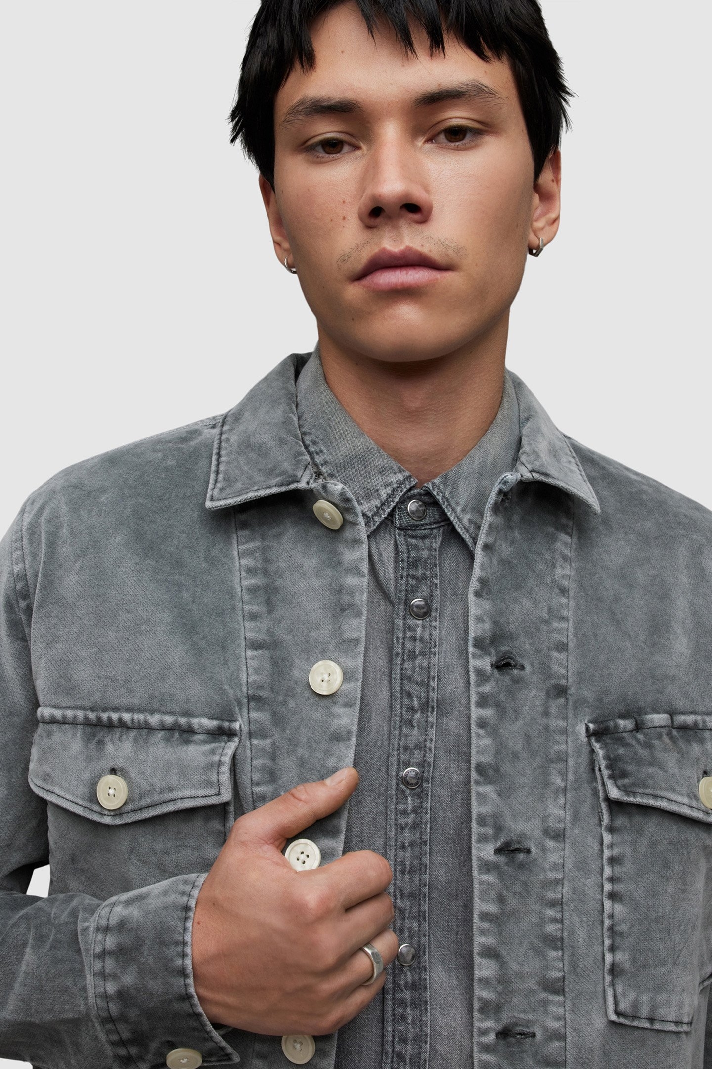 HARRIER LS SHIRT DULL BLUE 7