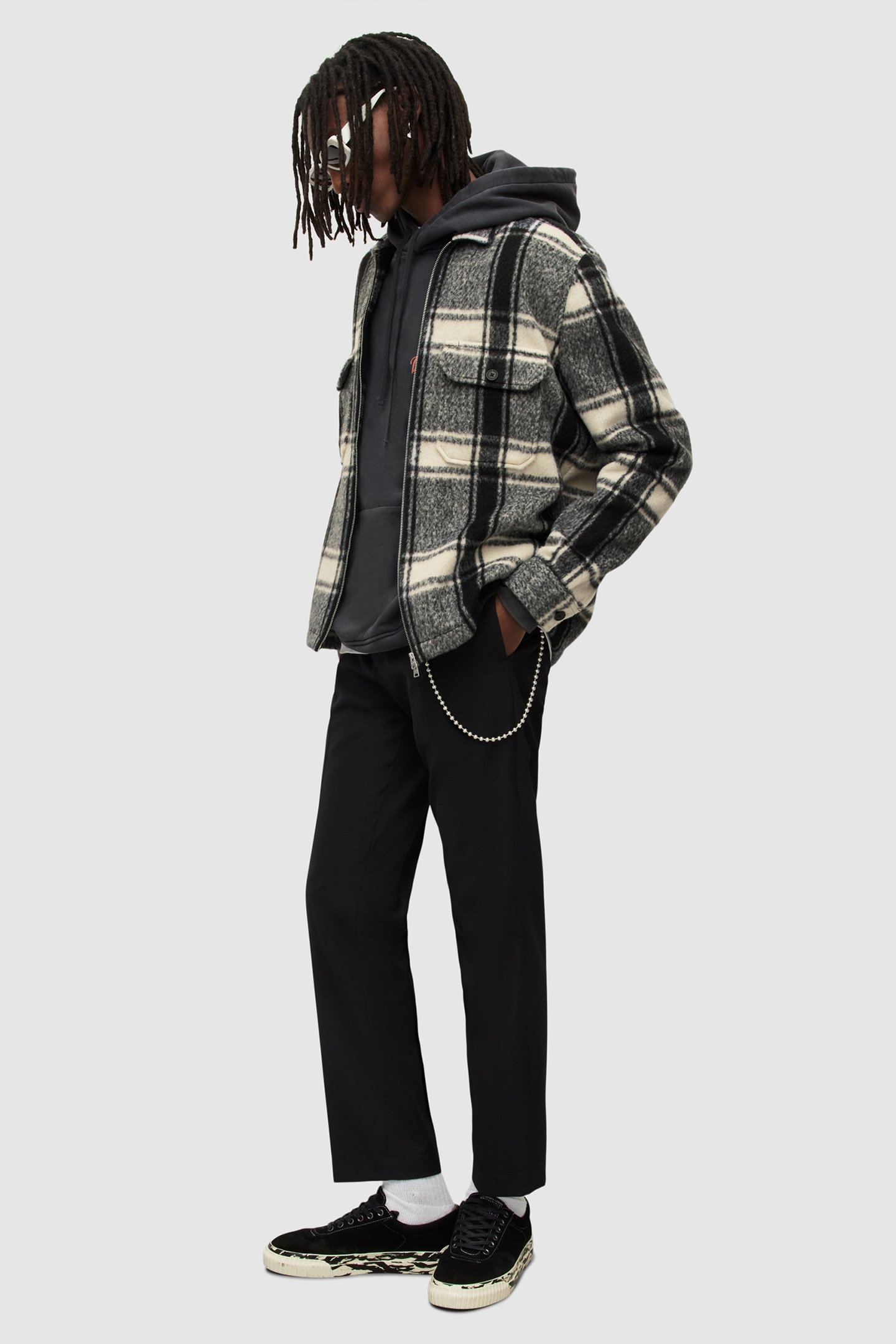 HONSHU JACKET JET BLACK/ECRU 5