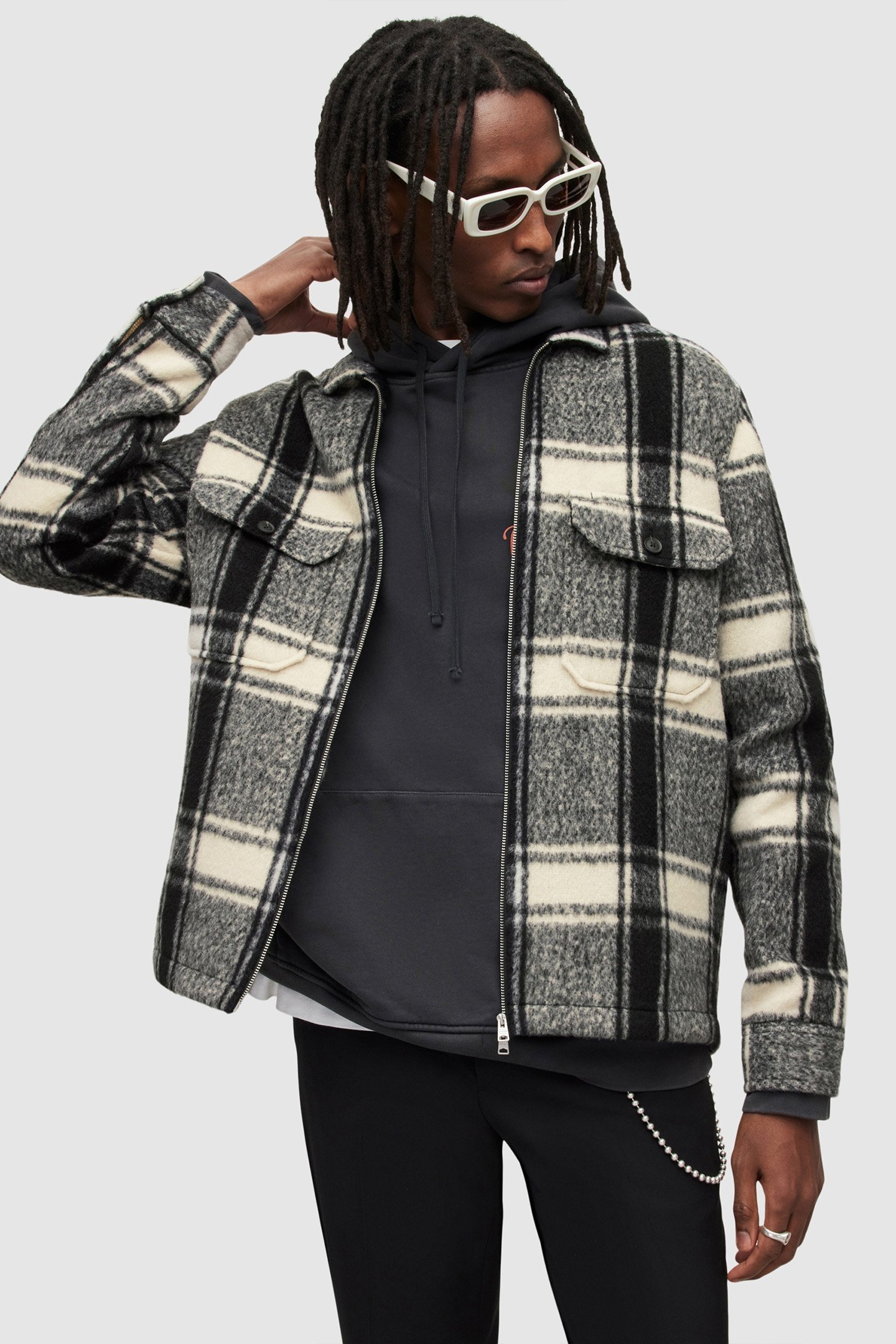 HONSHU JACKET JET BLACK/ECRU 1