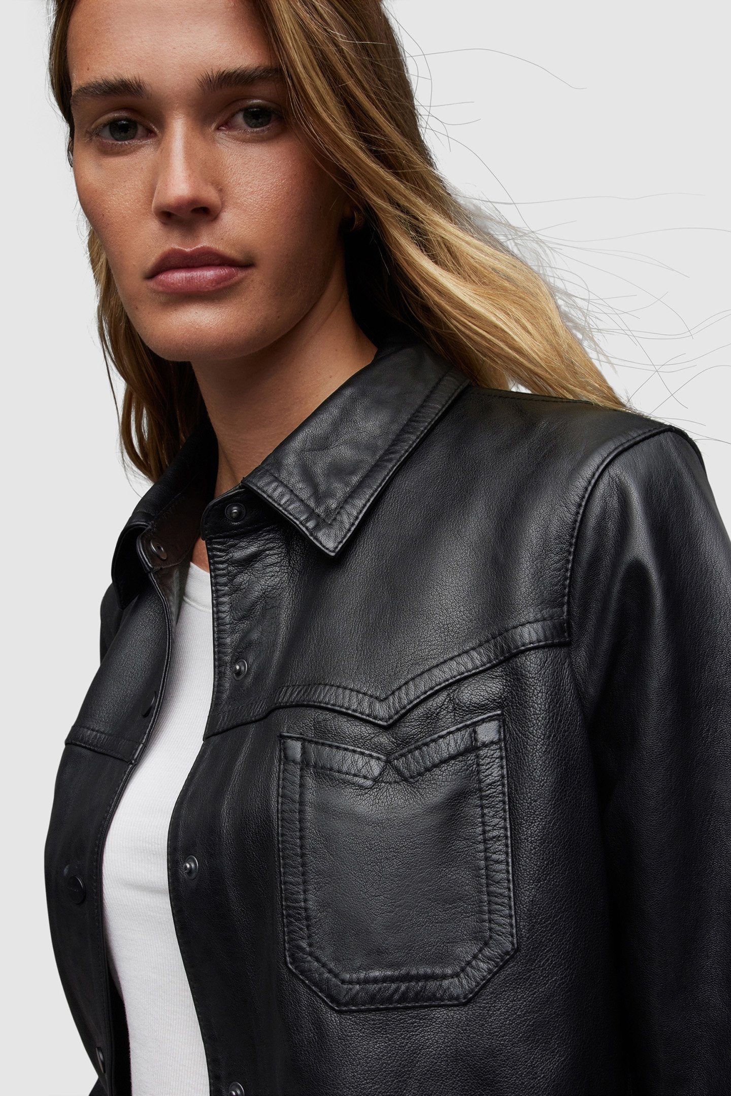 ASHWOOD LEATHER SHIR BLACK 7