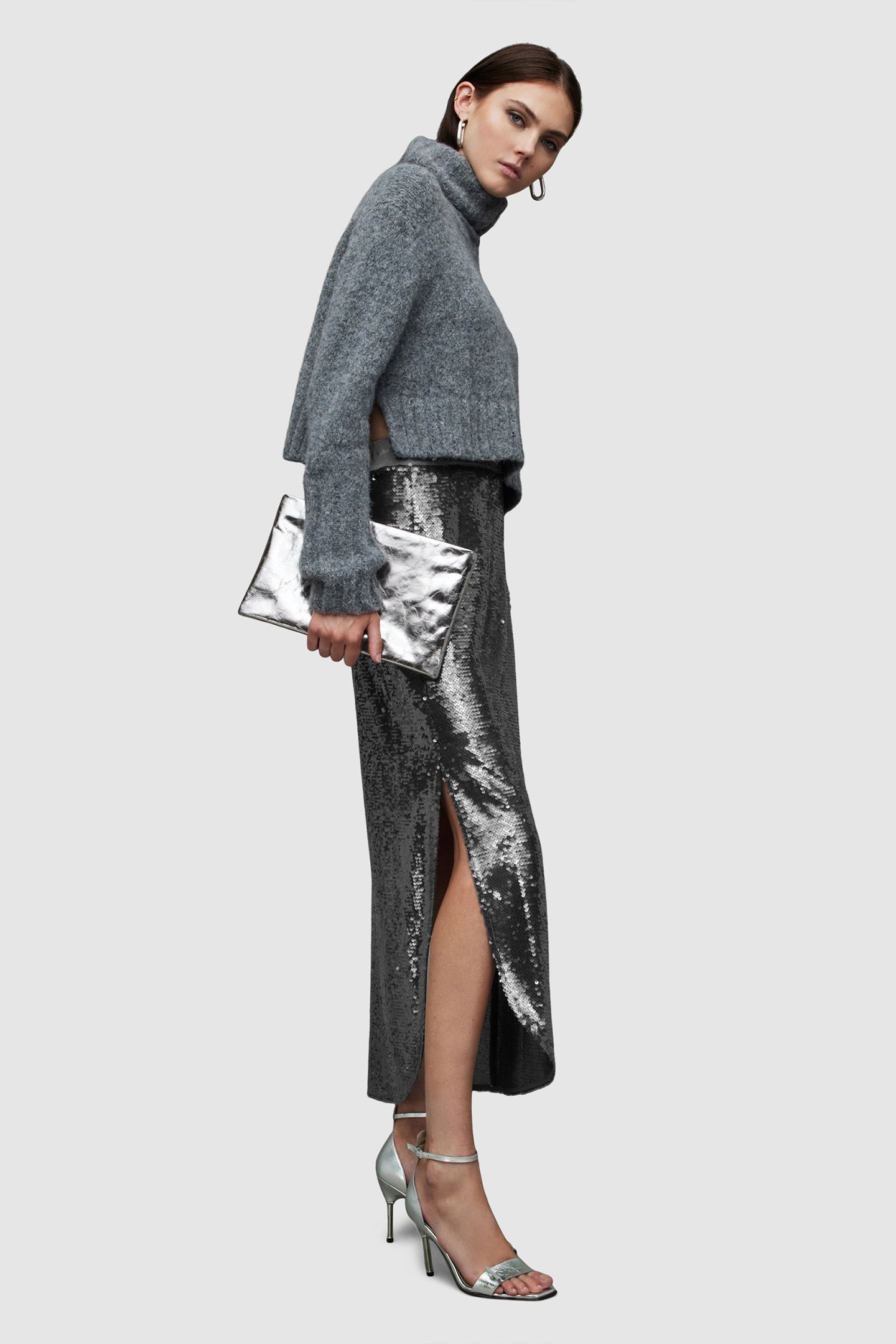 OPAL SPARKLE SKIRT CITY SMOKE GREY 5