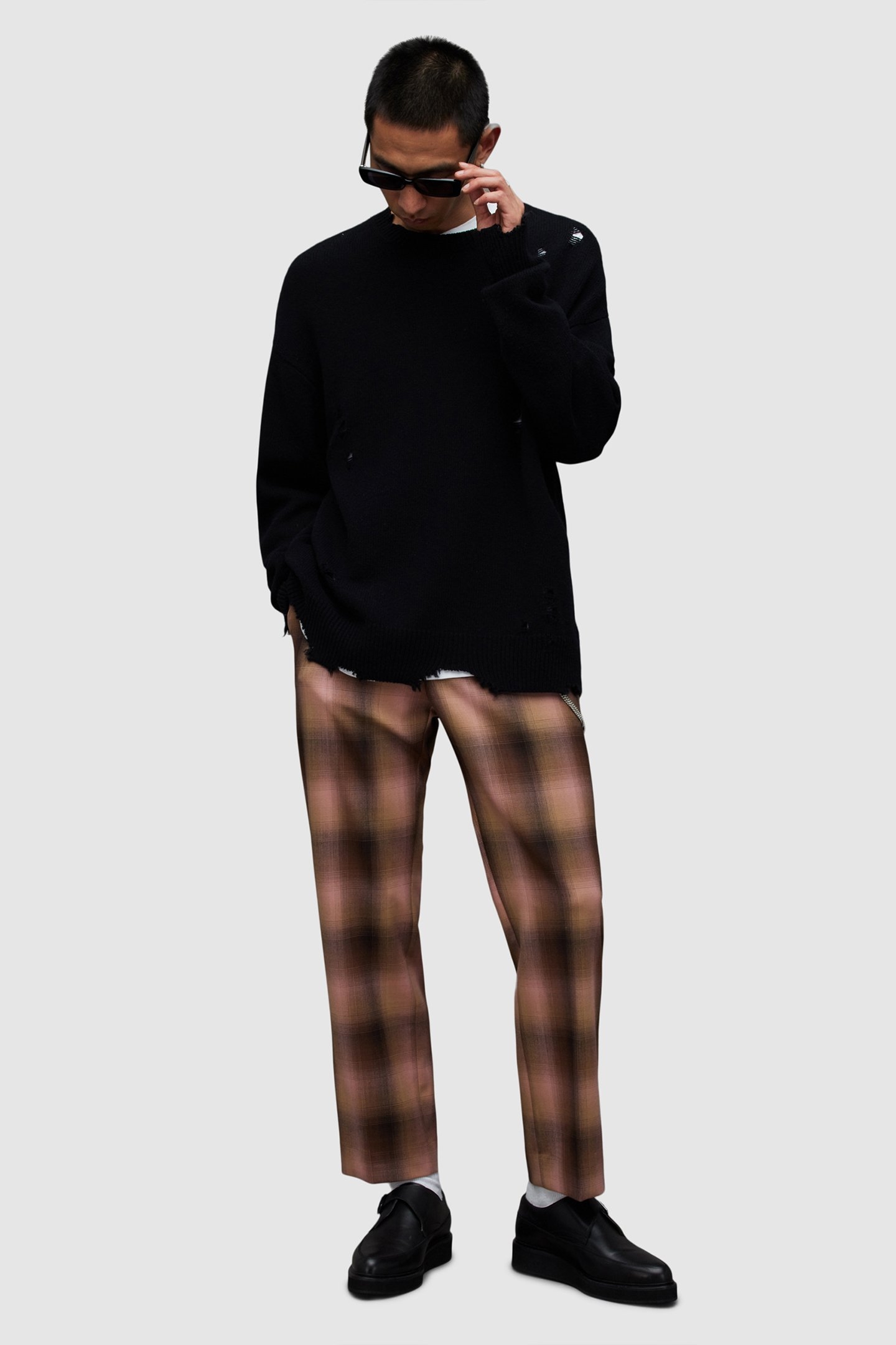 VELA TROUSER BROWN/PINK 5