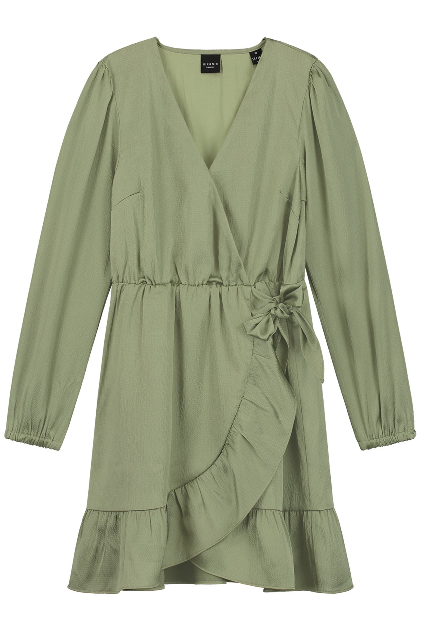 LENNOX DRESS CROCODILE GREEN 1