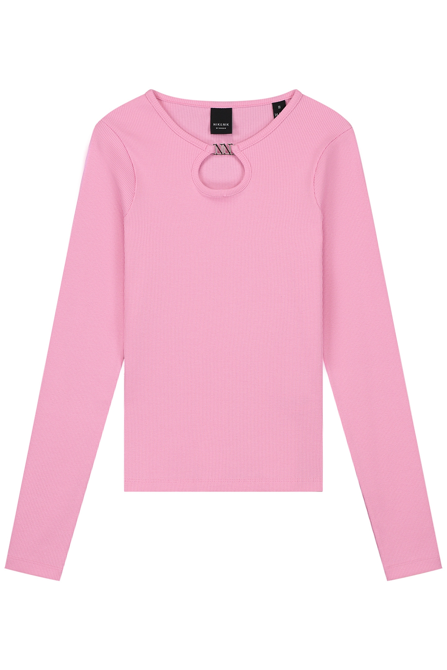 PRESLEY LS RIB TOP FOXY PINK 2