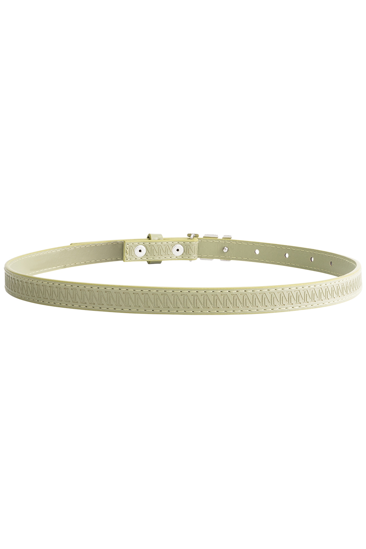 DENNI BELT CROCODILE GREEN 2