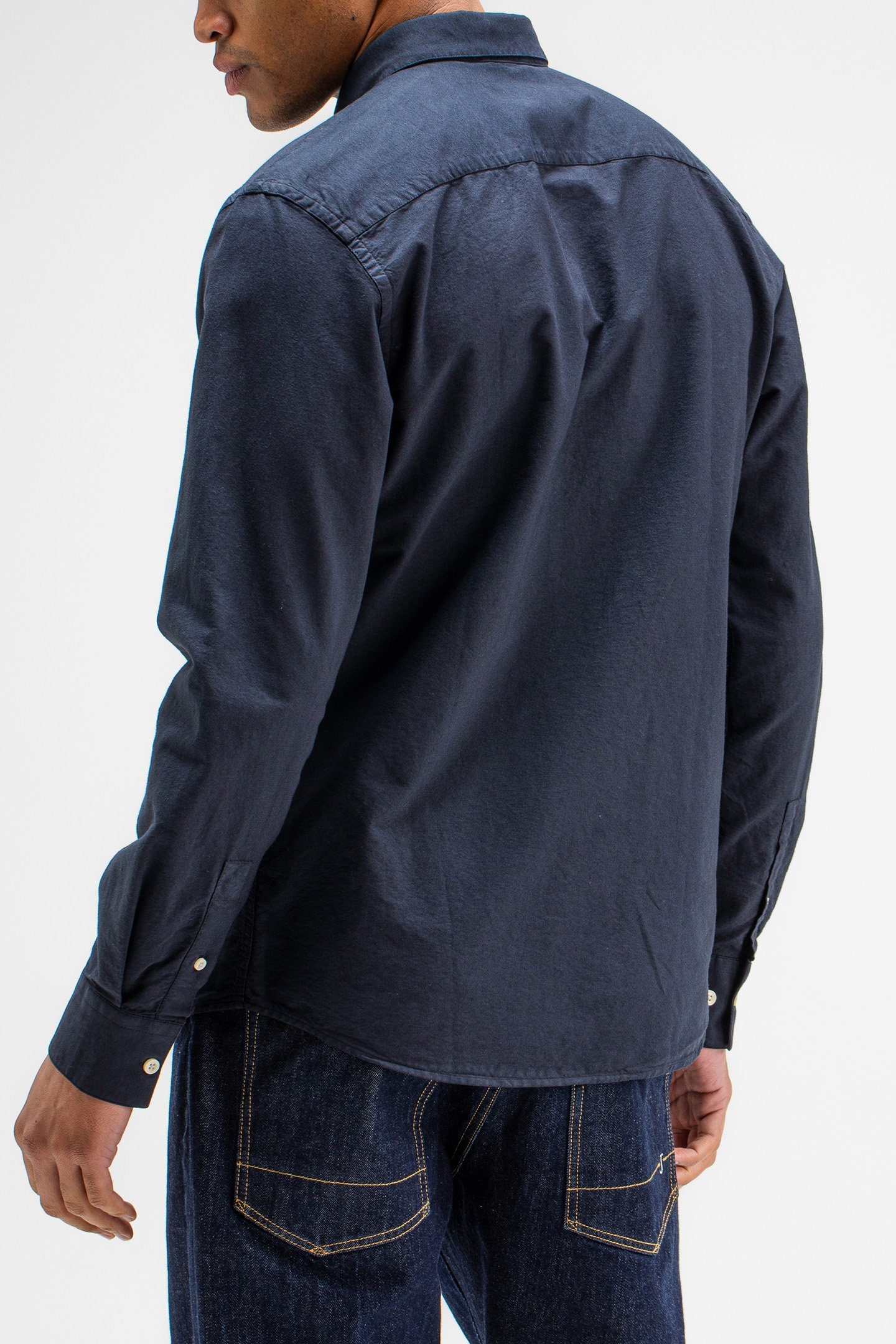 AIDAN COTTON OXFORT SHIRT ALASKA BLUE 2