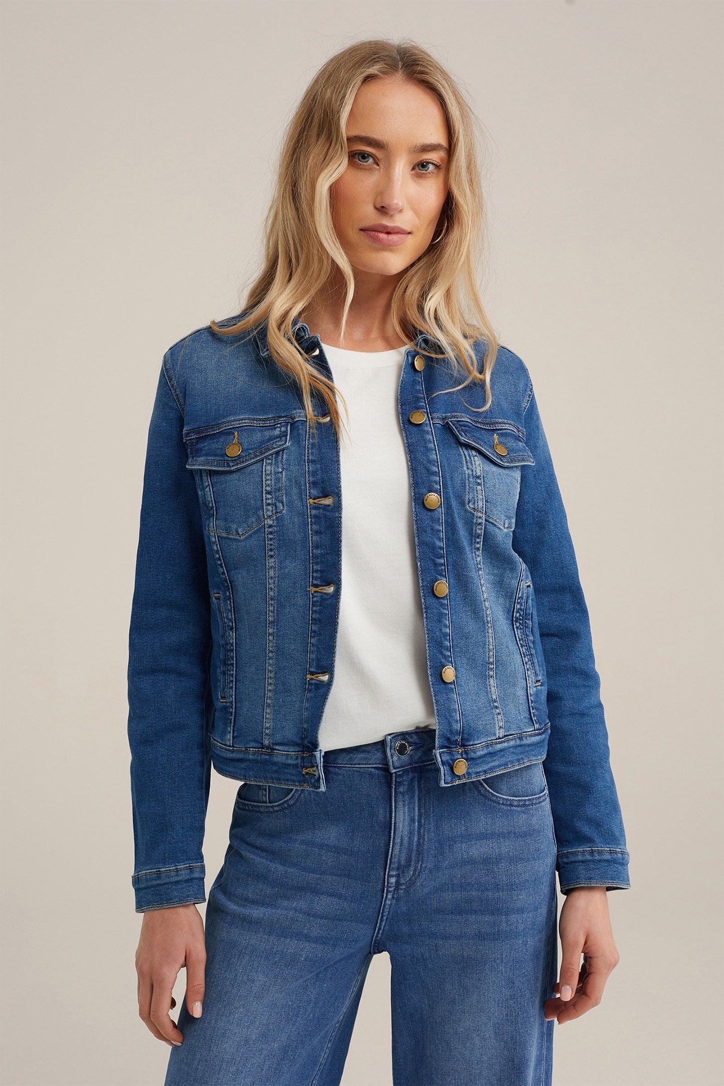 JACKET NORMAL LENGTH DARK BLUE 1