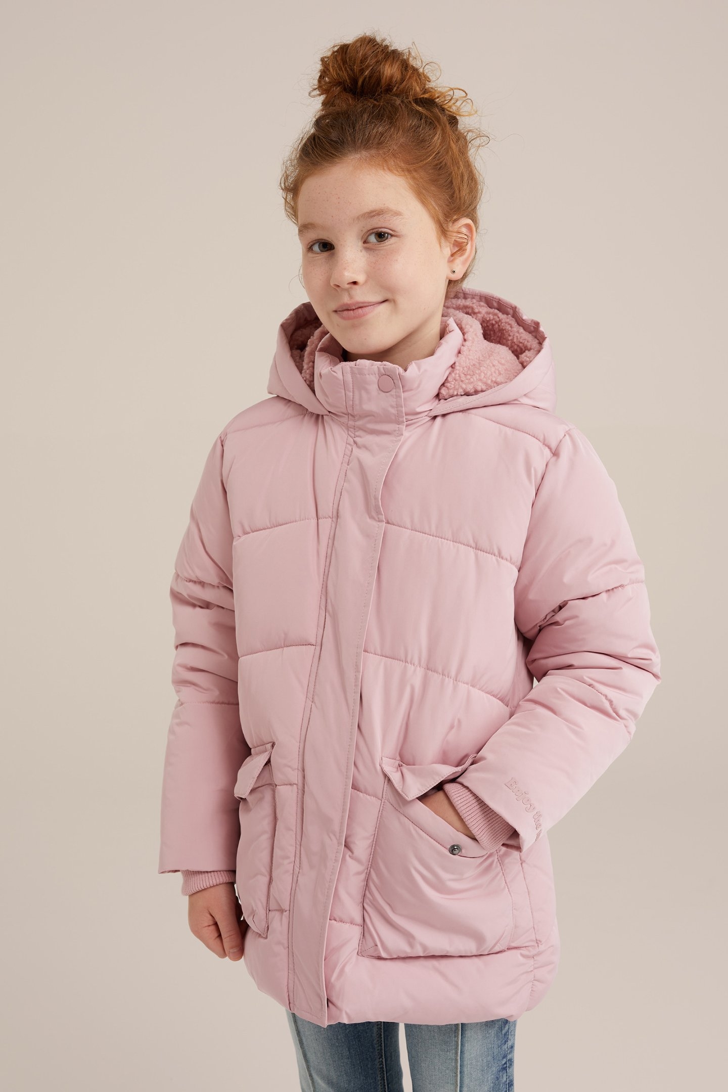 JACKET MIDLONG LIGHT PINK 1
