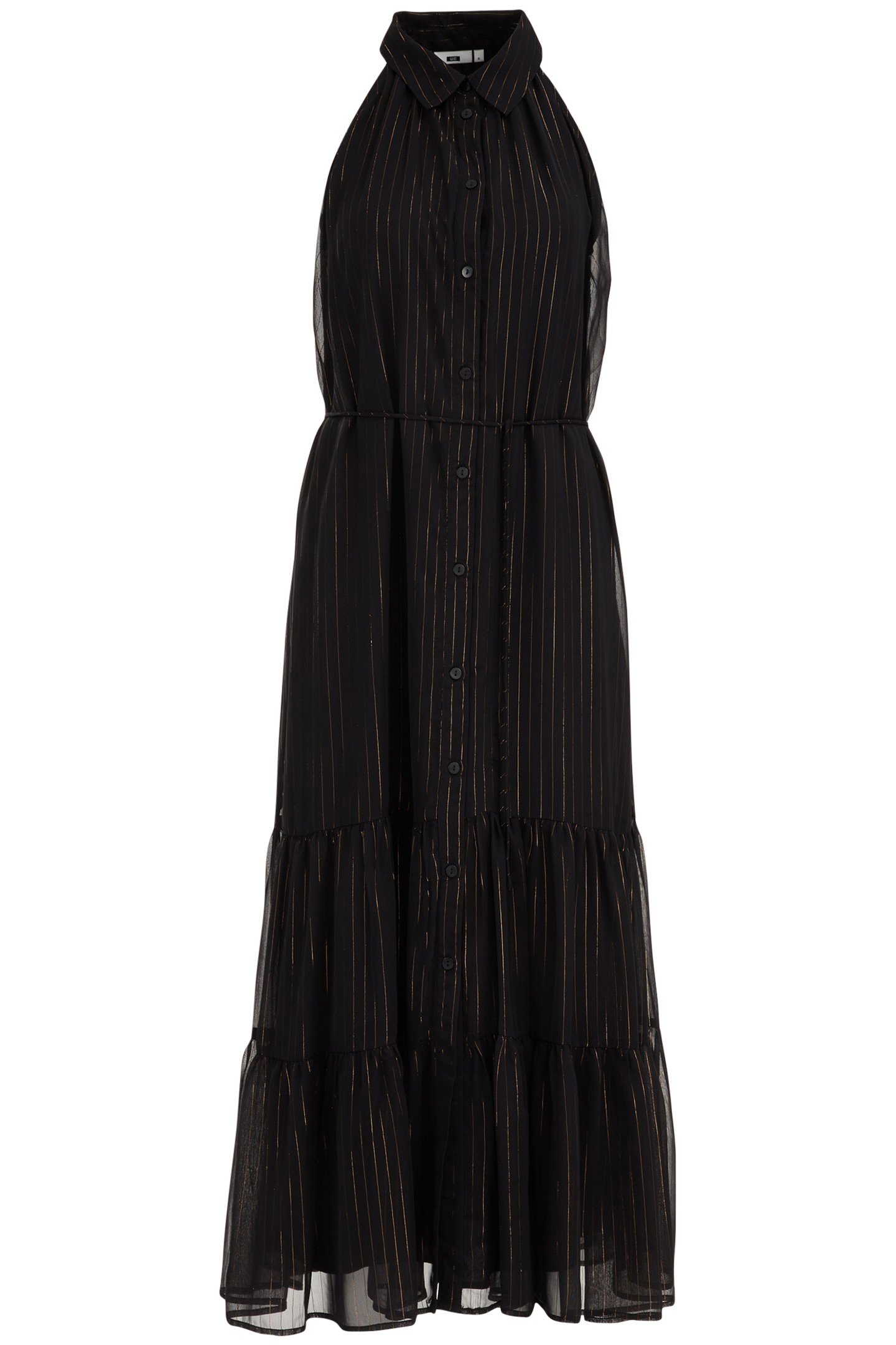 DRESS MID LENGTH BLACK 3