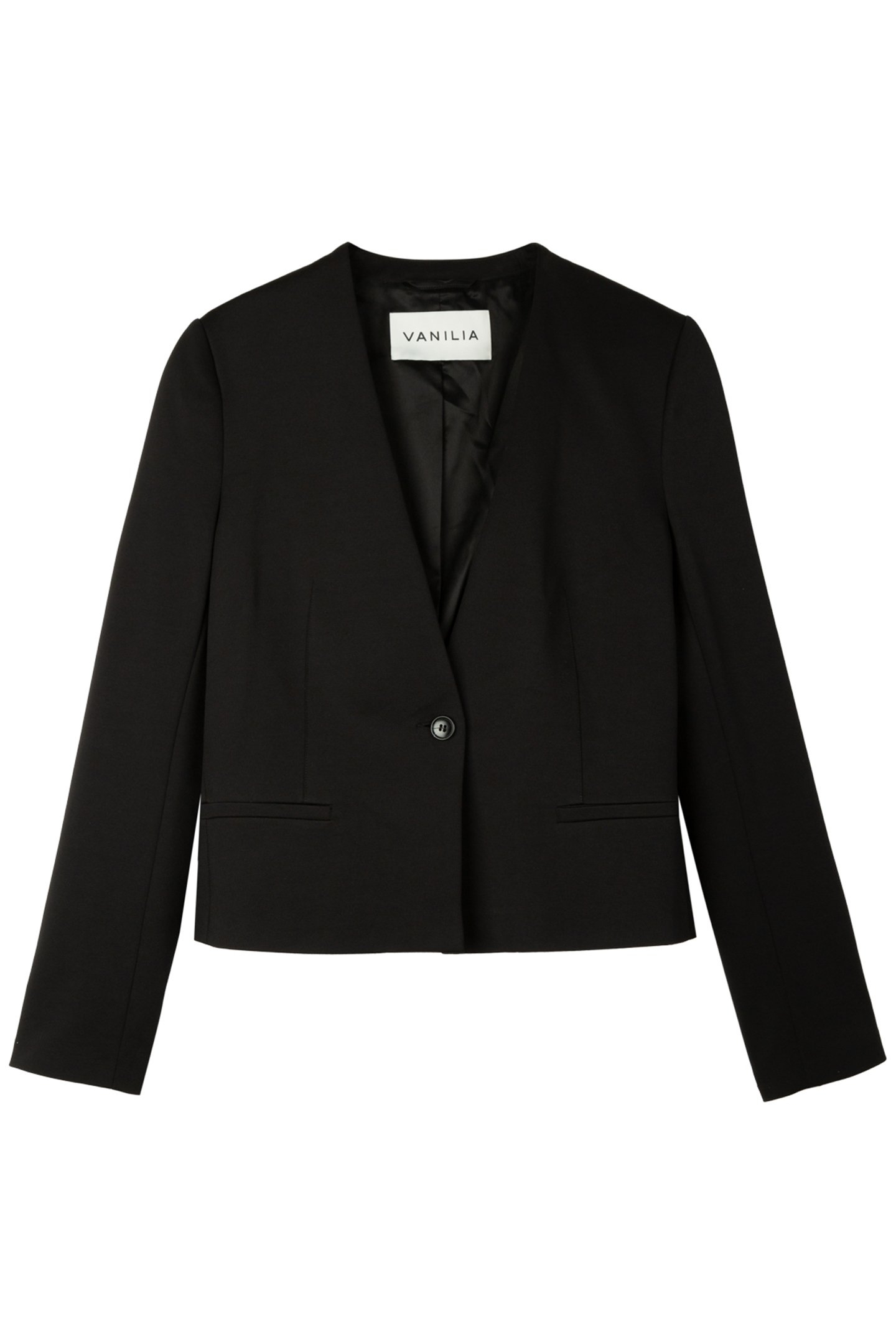 COLBERT SHORT ONE BUTTON BLACK 4