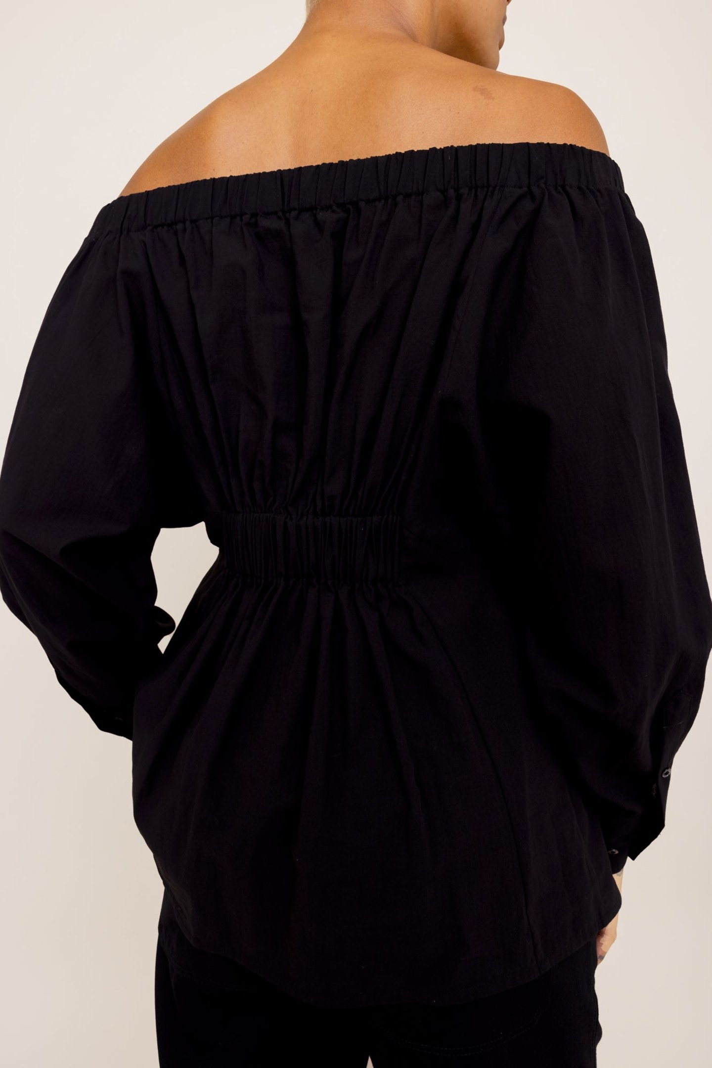 OFF SHOULDER BLOUSE BLACK 6