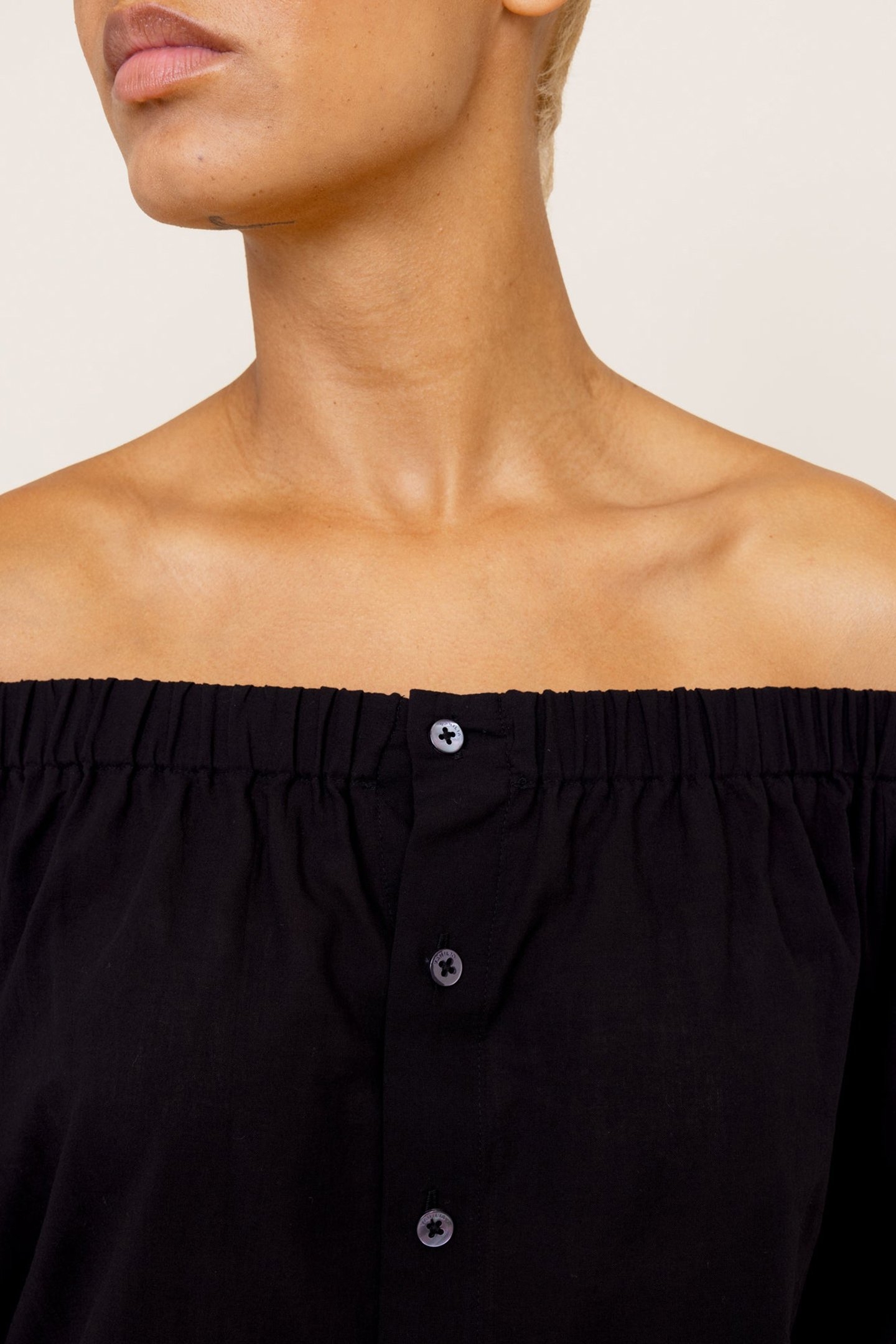 OFF SHOULDER BLOUSE BLACK 7