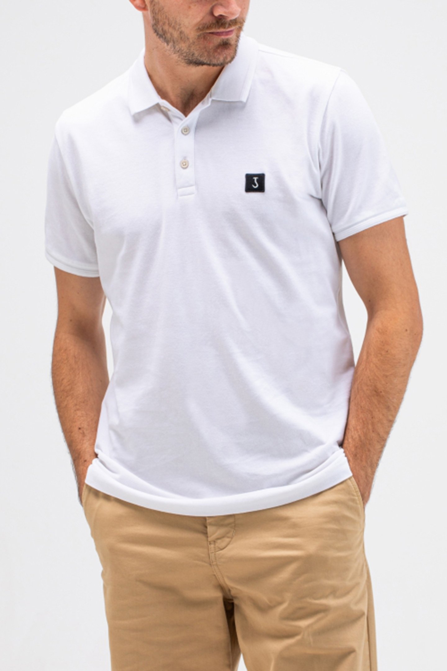 CLASSIC COMFORT POLO GRAND PRIX WHITE 1