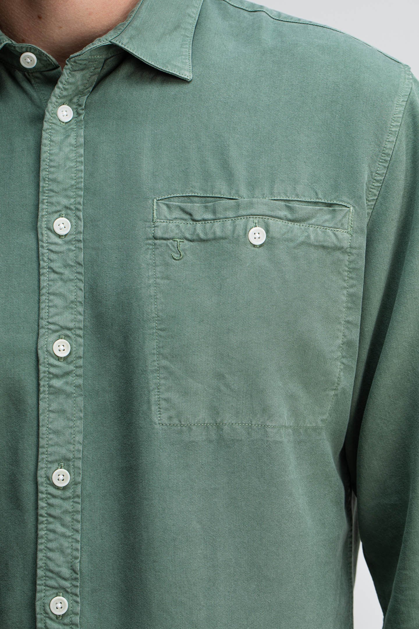 DIEPPE MK. 2 TENCEL SHIRT JADE GREEN 5