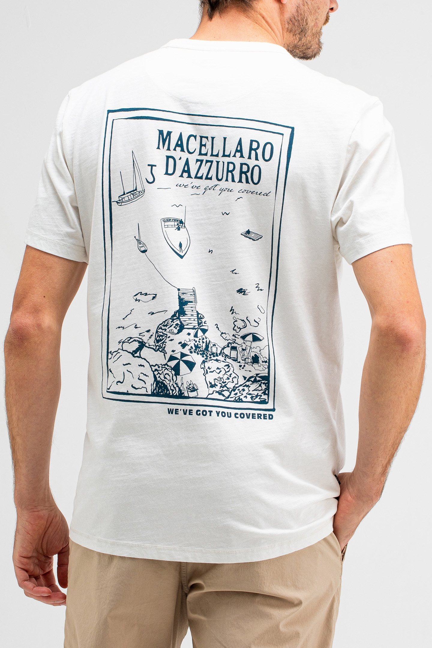 FRESCO DAZZURO TEE TITAN WHITE 2