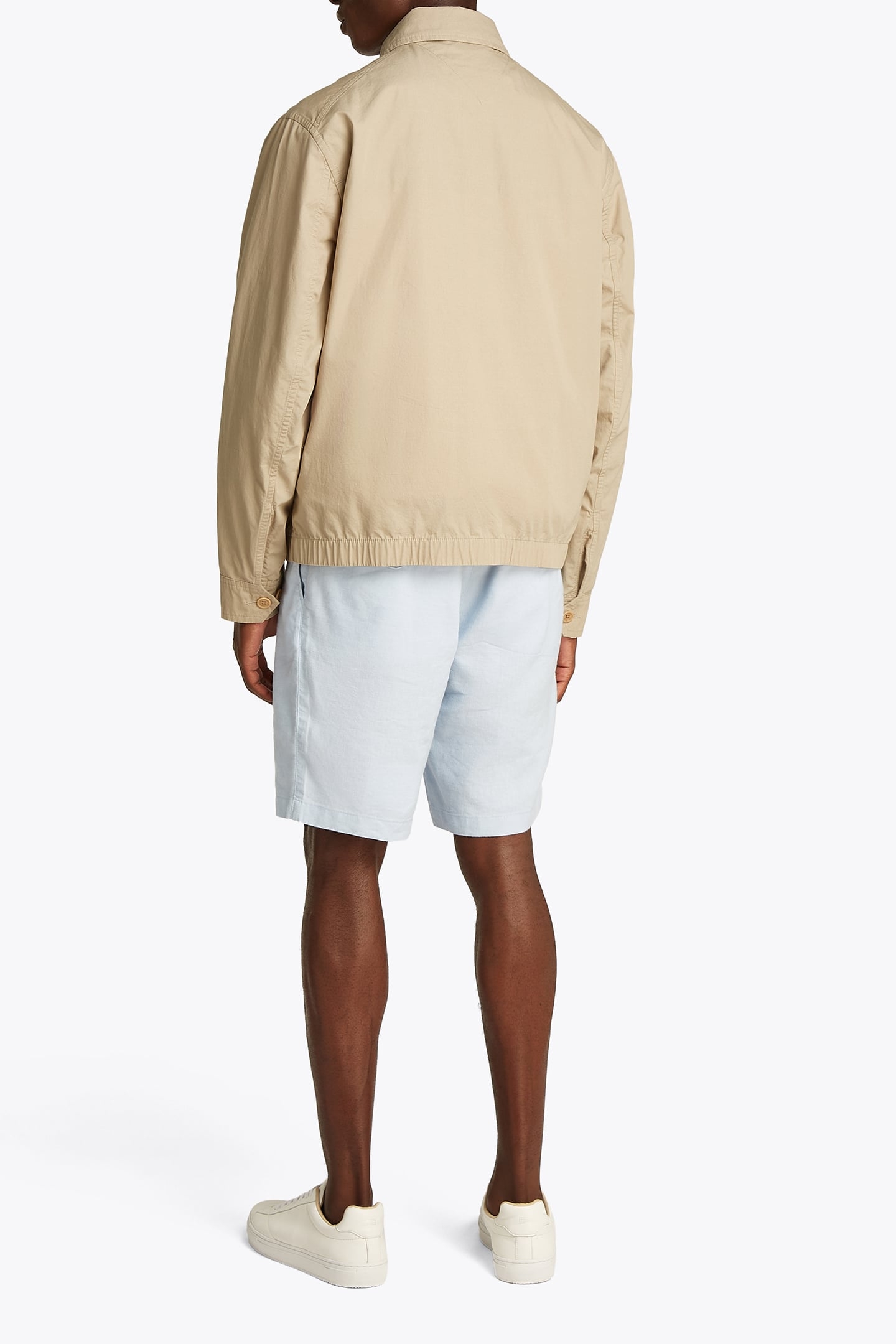 LOOSE FIT LONG SLEEVE JACKET BEIGE 3