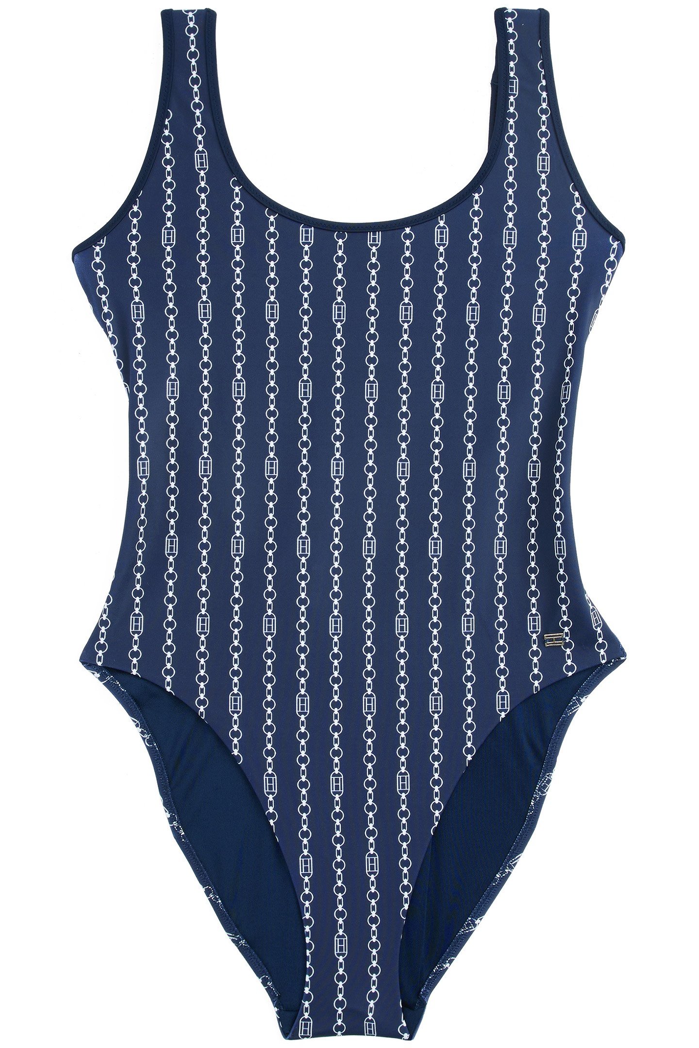 ONE PIECE PRINT SWIMSUIT DARK NIGHT NAVY BLUE 4