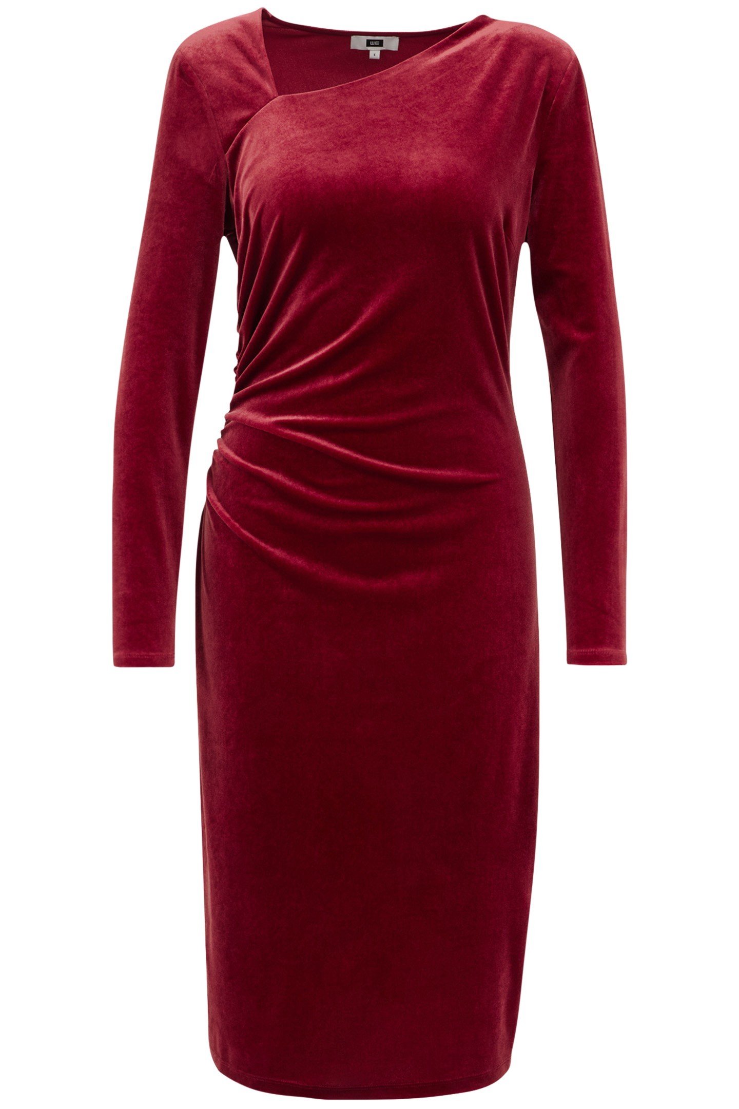 DRESS MID LENGTH VINTAGE RED 4